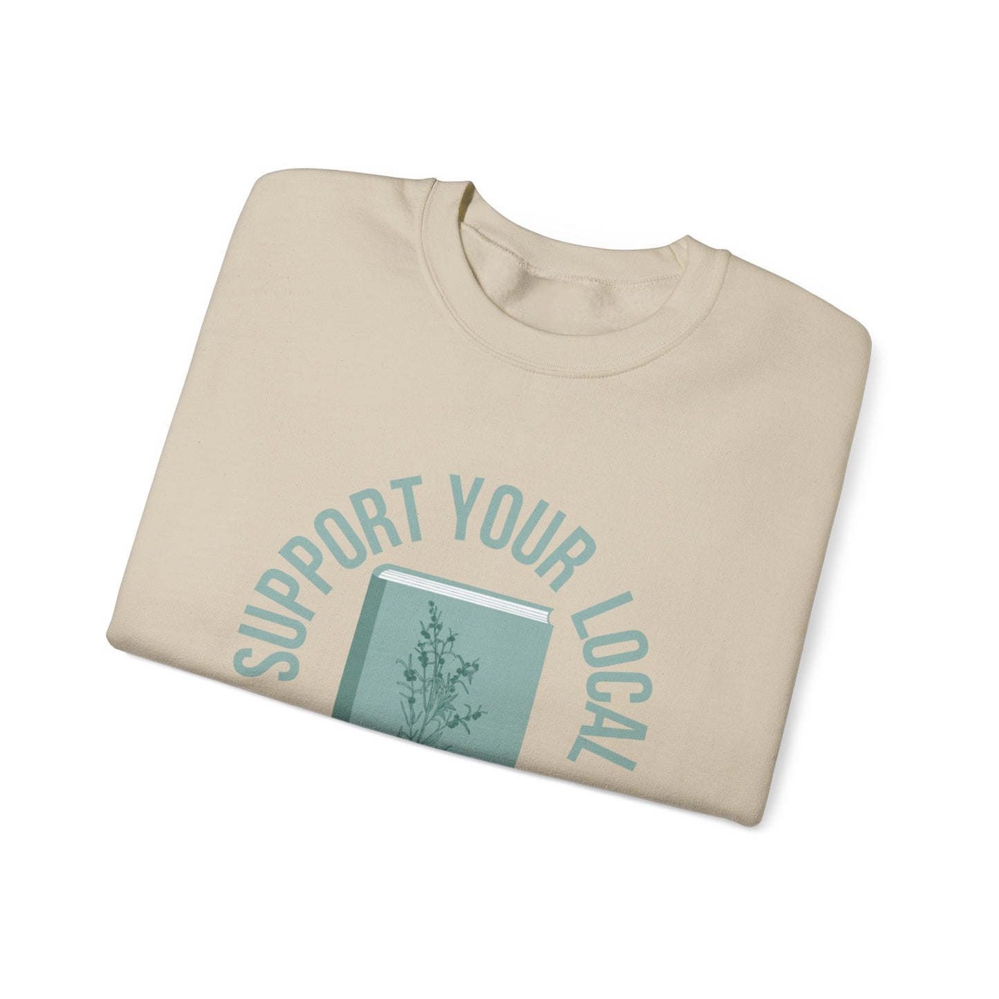 Support Your Local Reader NV Crewneck