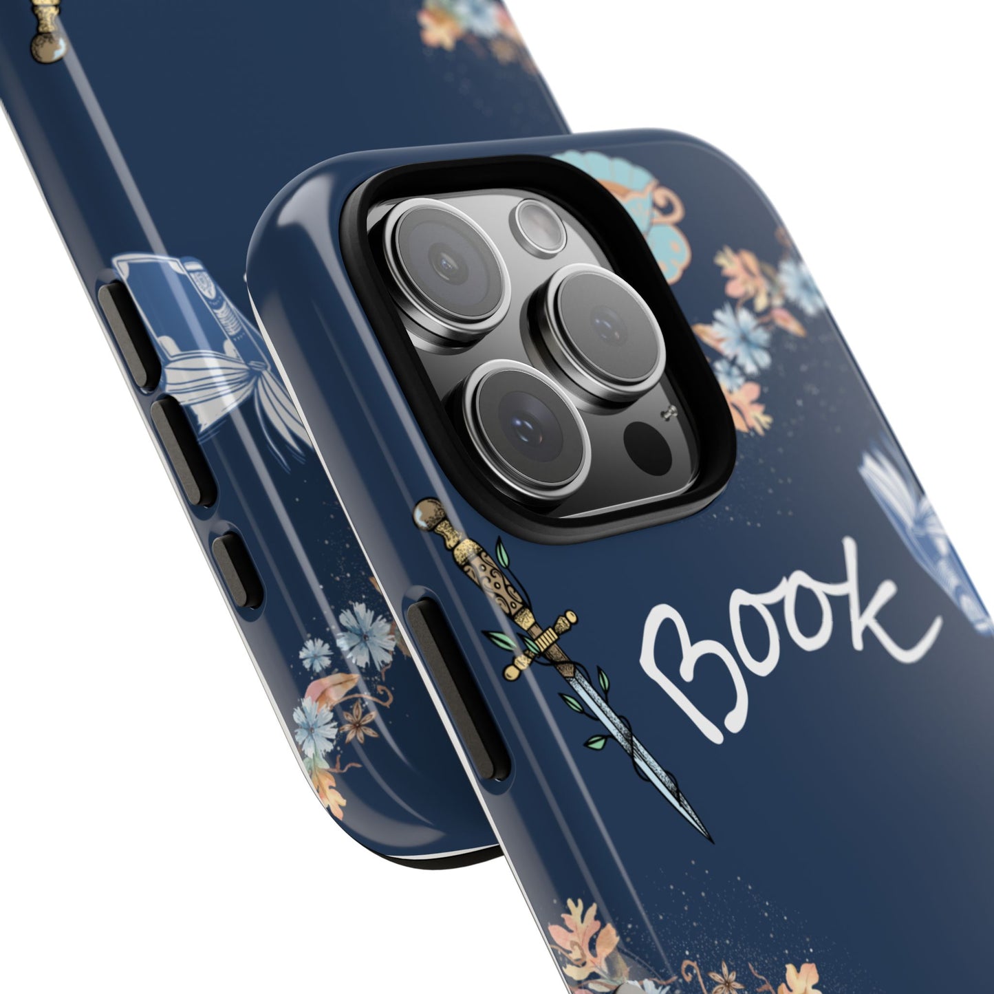 Book Lover Navy Phone Case