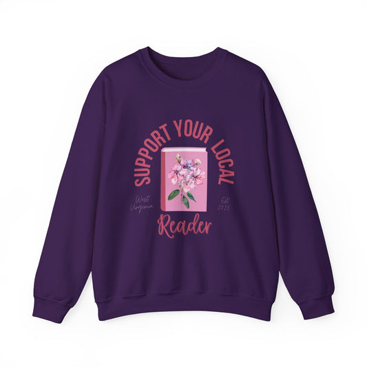 Support Your Local Reader WV Crewneck