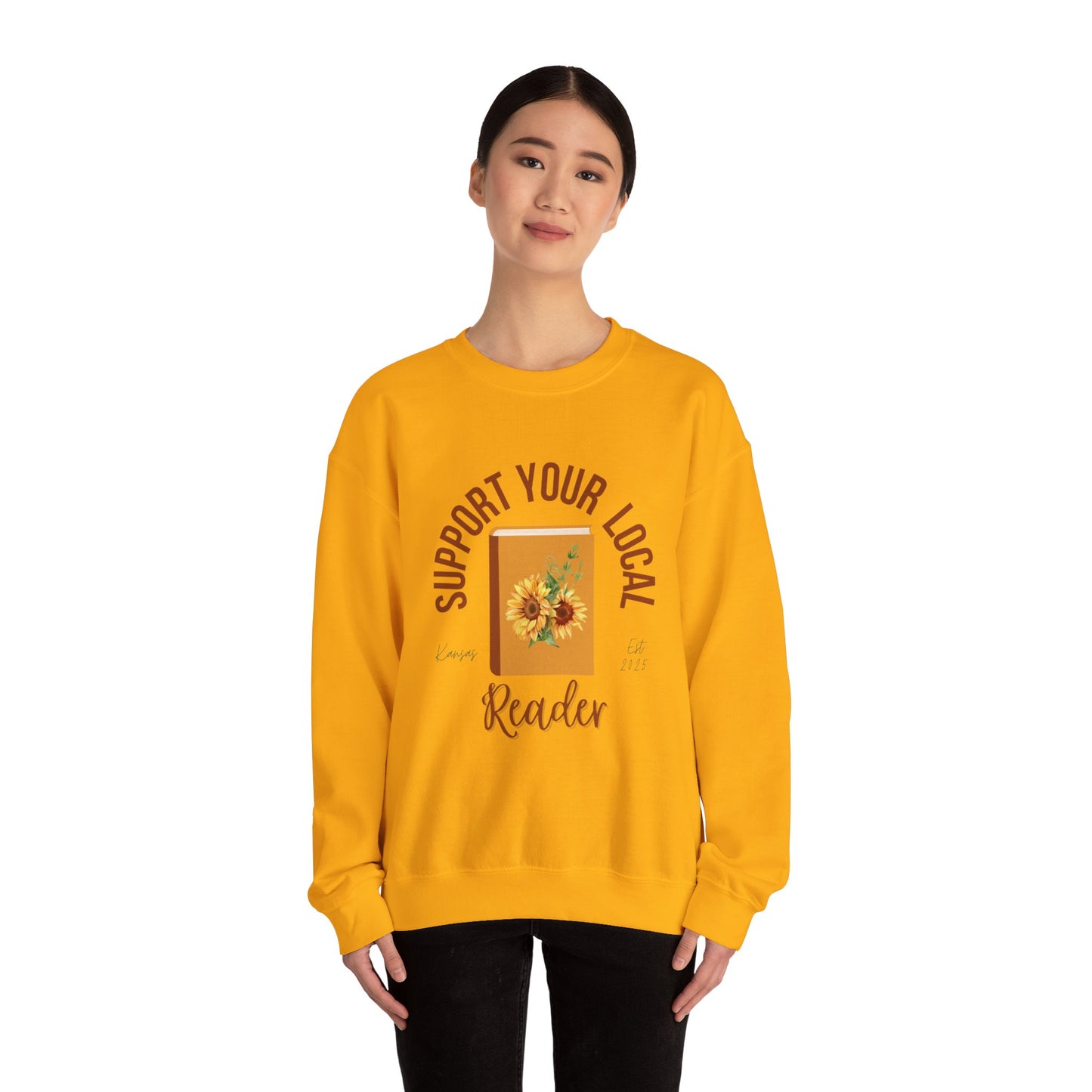Support Your Local Reader KS Crewneck