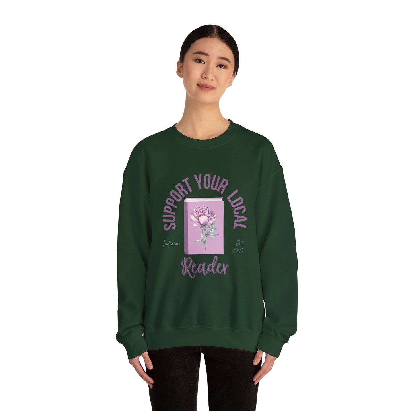 Support Your Local Reader IN Crewneck