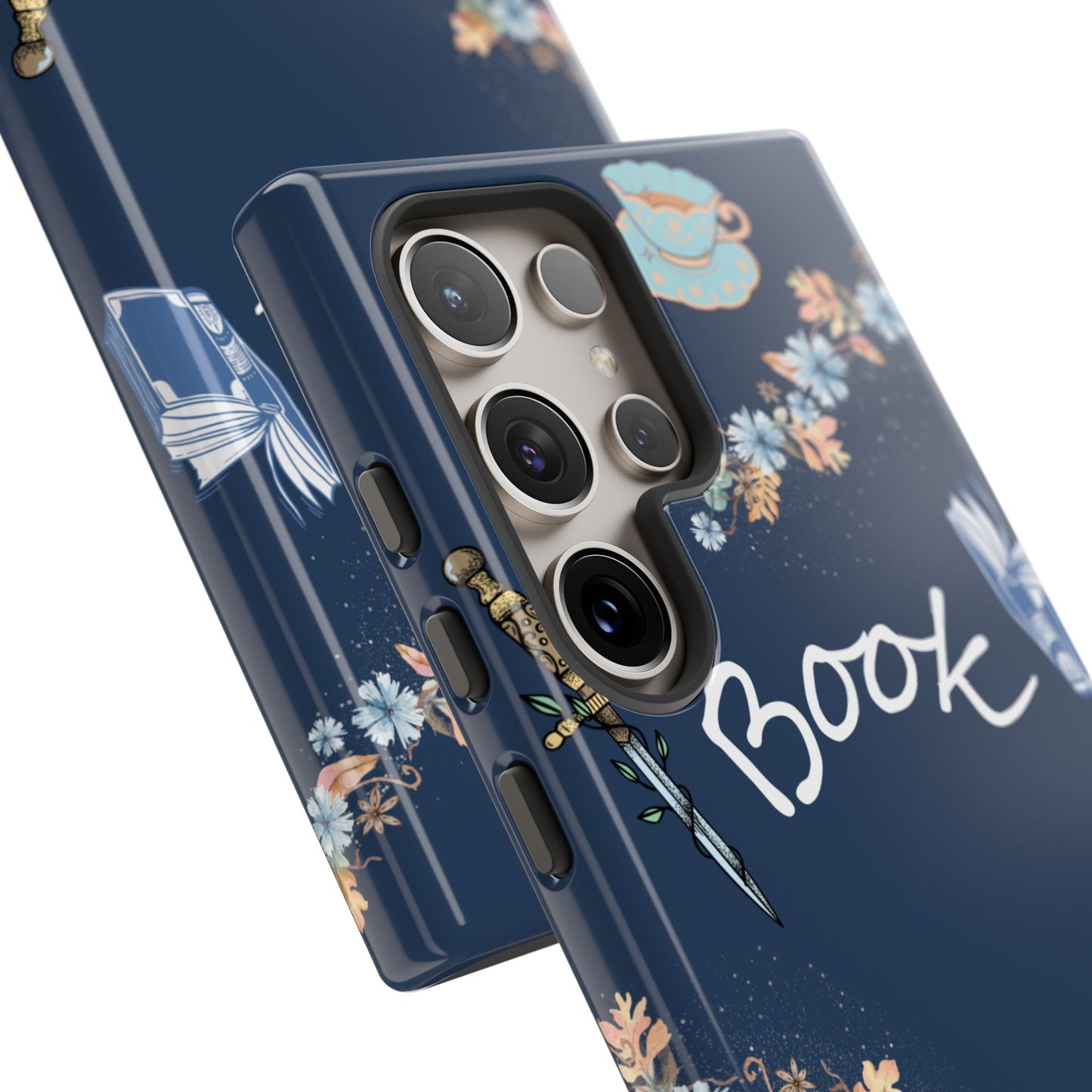 Book Lover Navy Phone Case