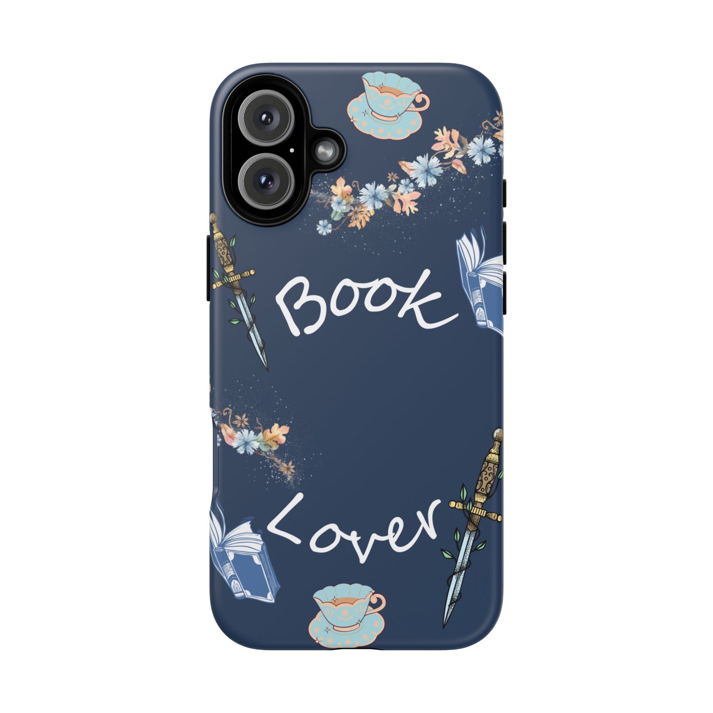Book Lover Navy Phone Case