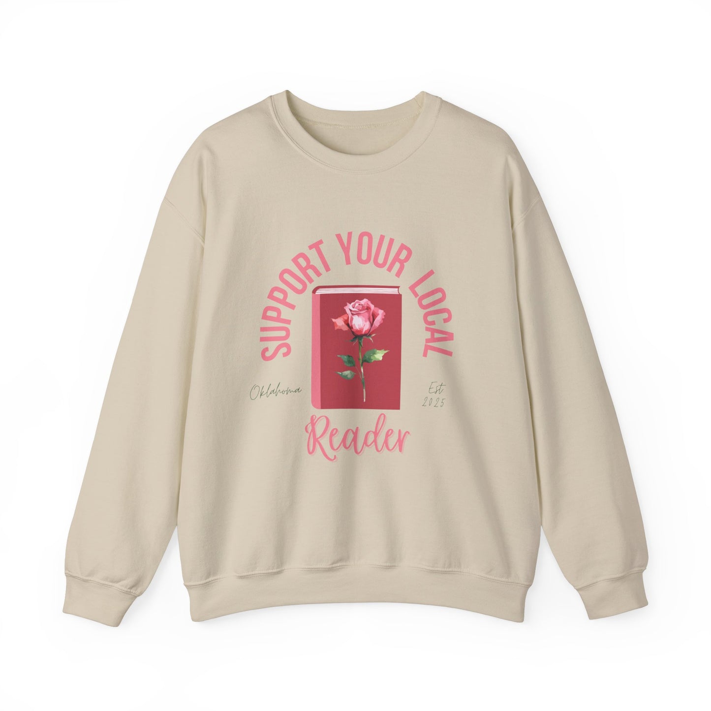 Support Your Local Reader OK Crewneck