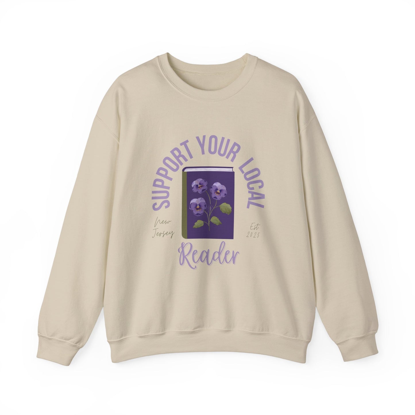 Support Your Local Reader NJ Crewneck