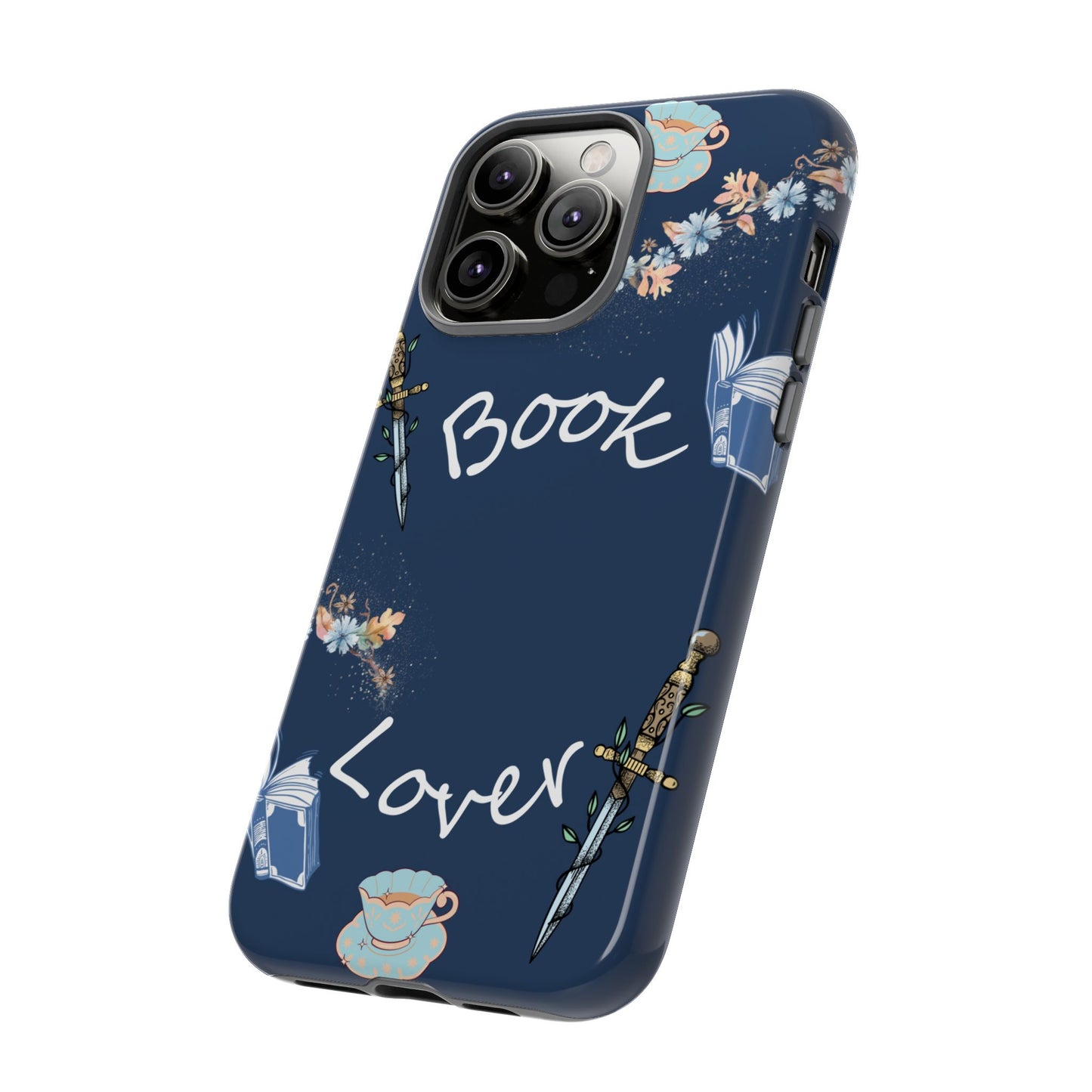 Book Lover Navy Phone Case