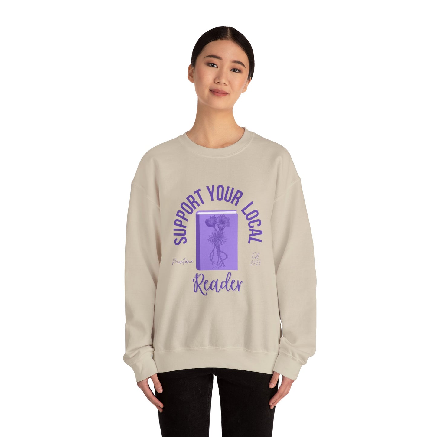 Support Your Local Reader MT Crewneck