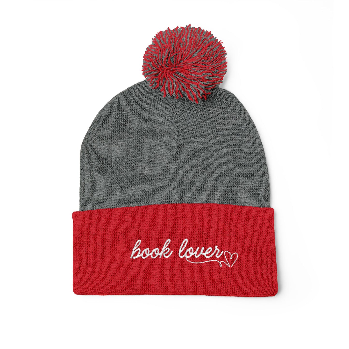 Book Lover Pom Pom Beanie