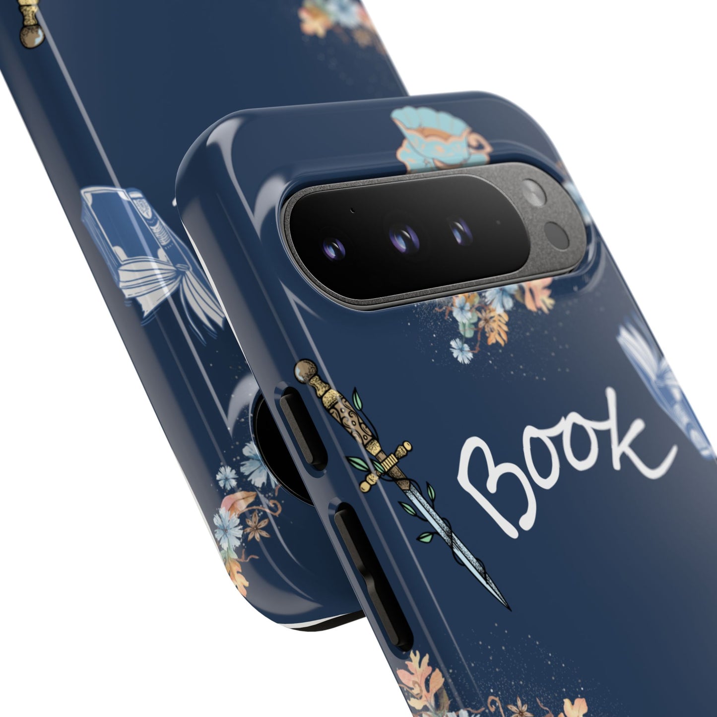 Book Lover Navy Phone Case