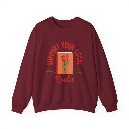 Support Your Local Reader WY Crewneck