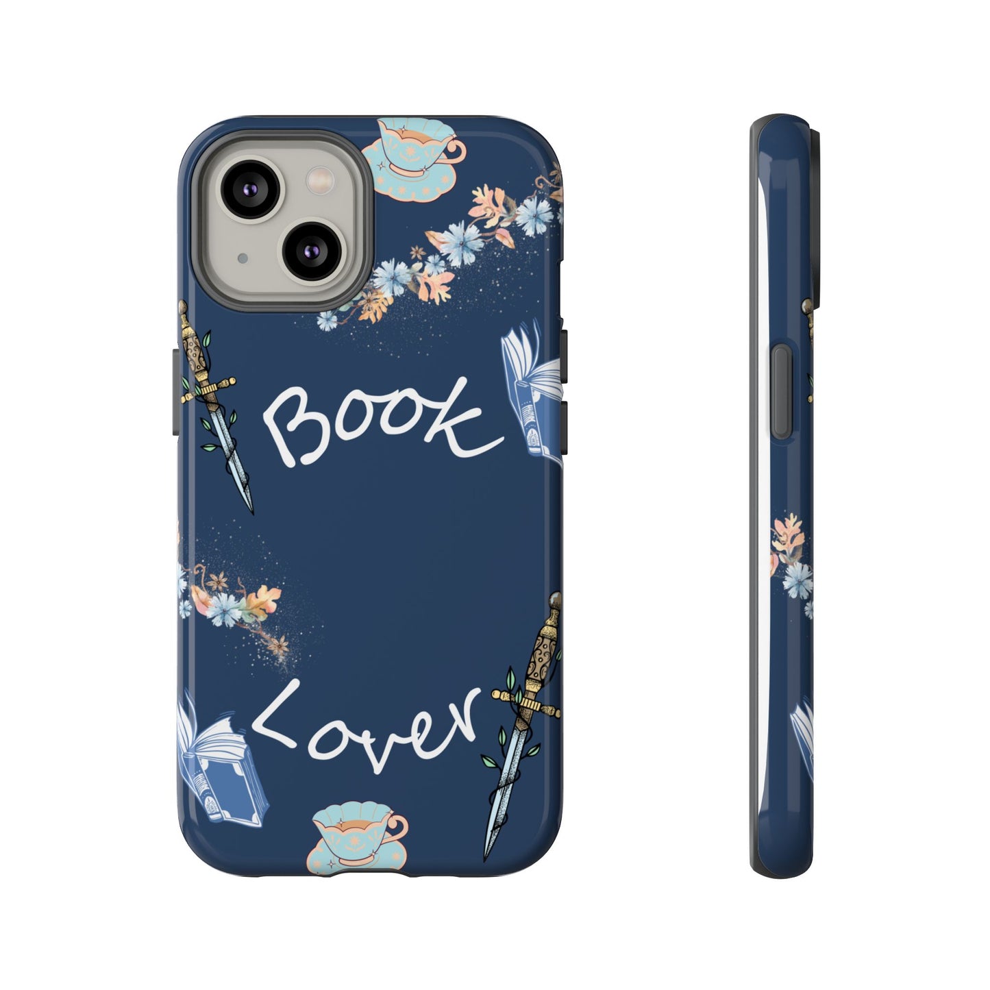 Book Lover Navy Phone Case