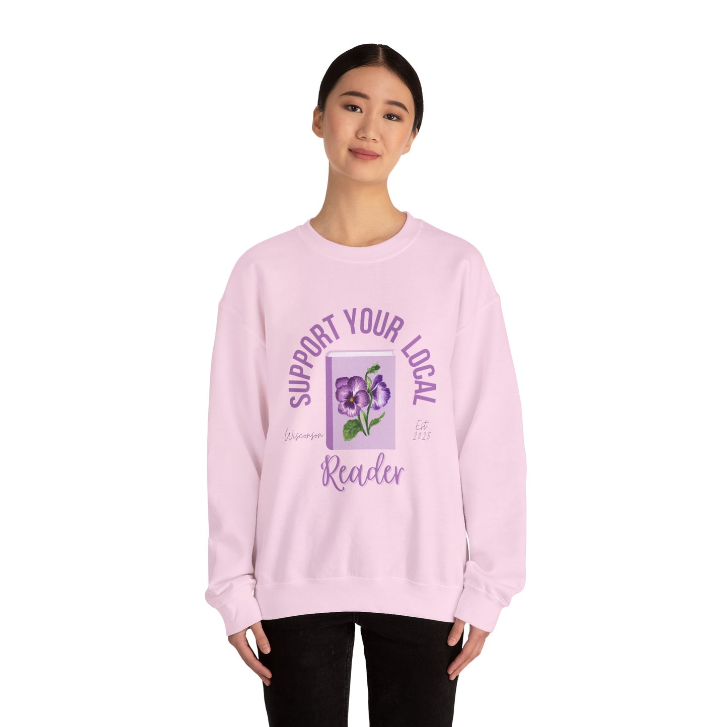 Support Your Local Reader WI Crewneck