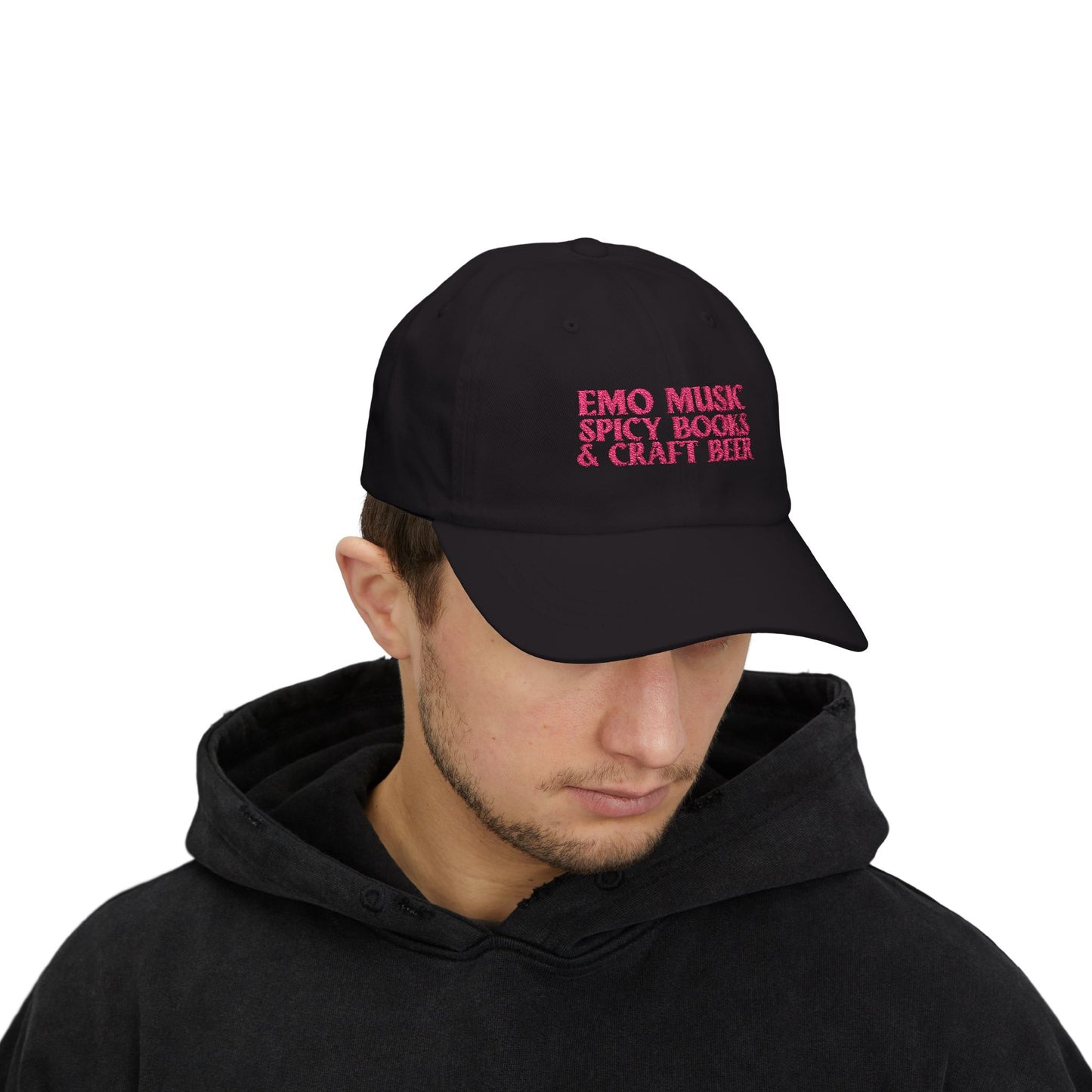 Pink Emo Music, Spicy Books, Craft Beer Hat