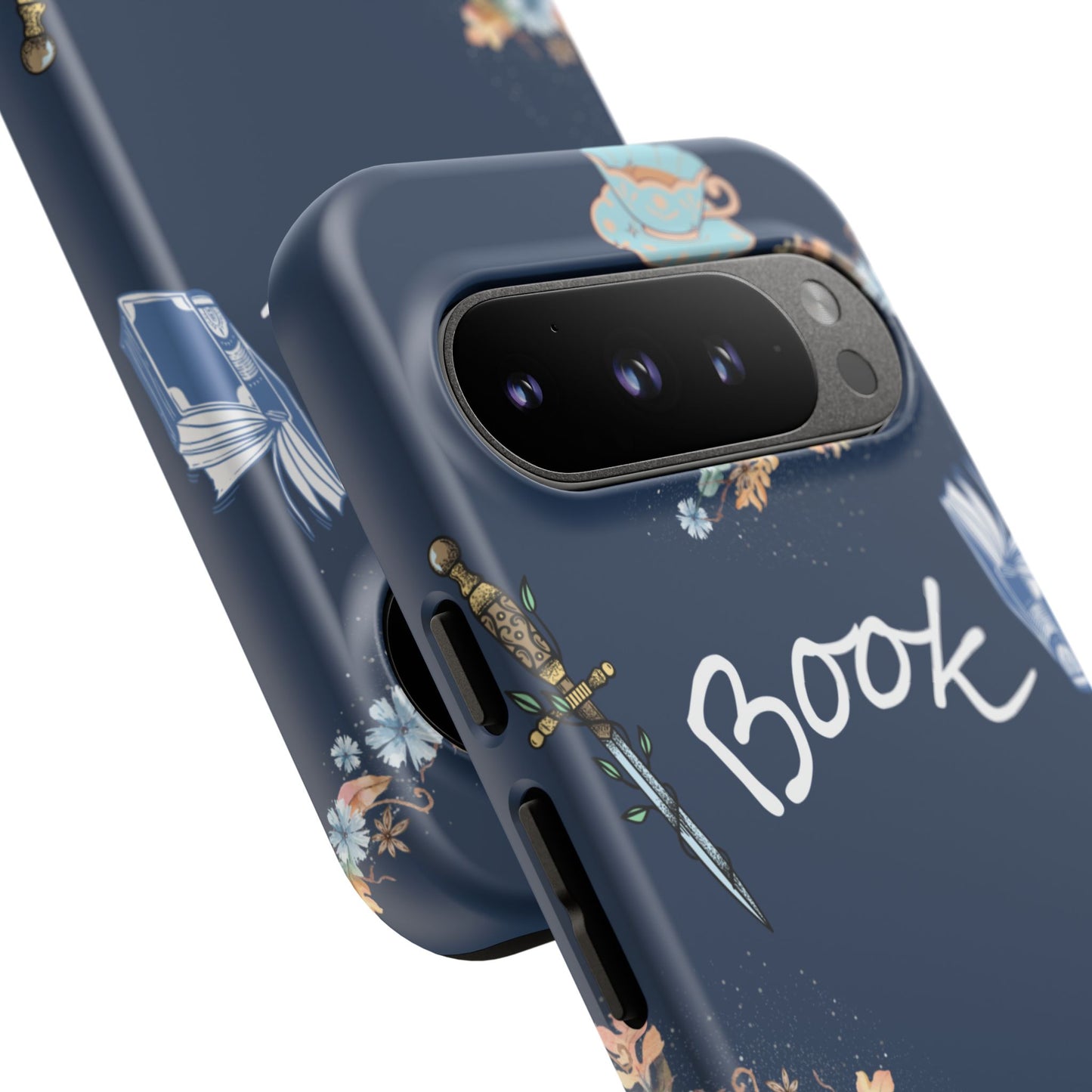 Book Lover Navy Phone Case