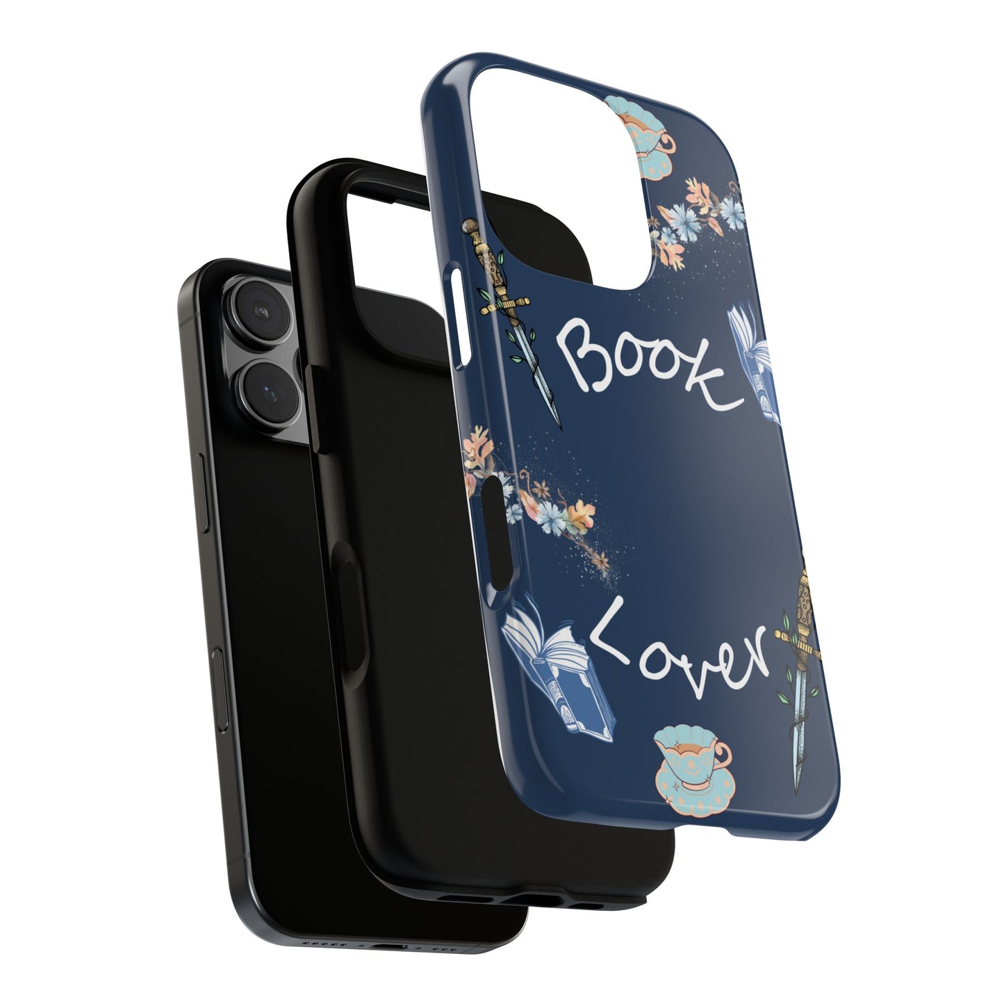 Book Lover Navy Phone Case