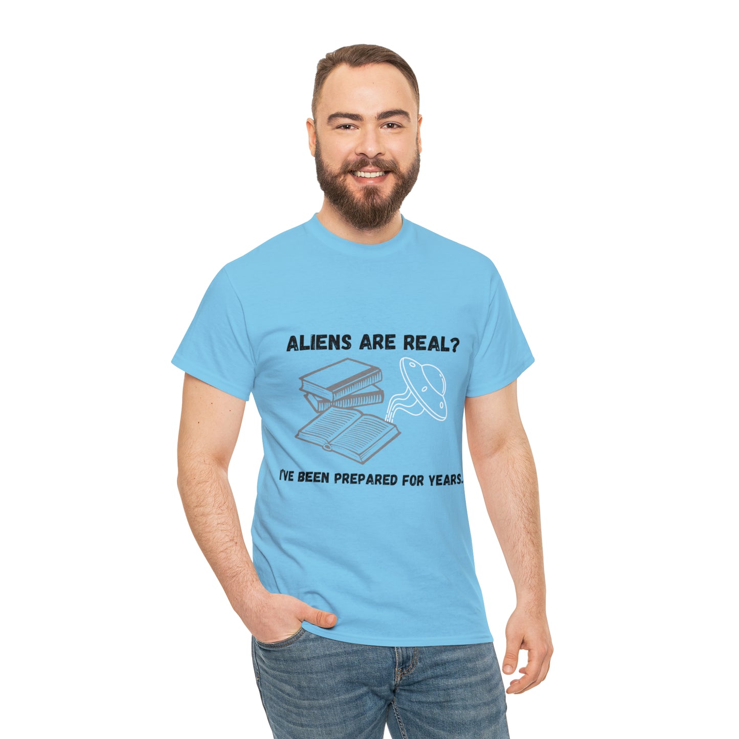 Aliens Are Real Blue Tee