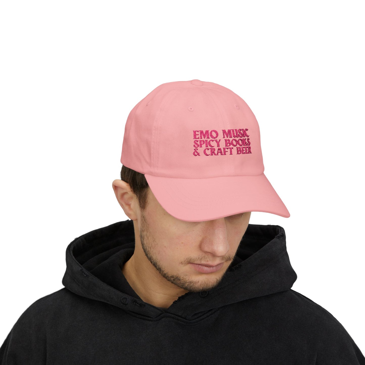 Pink Emo Music, Spicy Books, Craft Beer Hat
