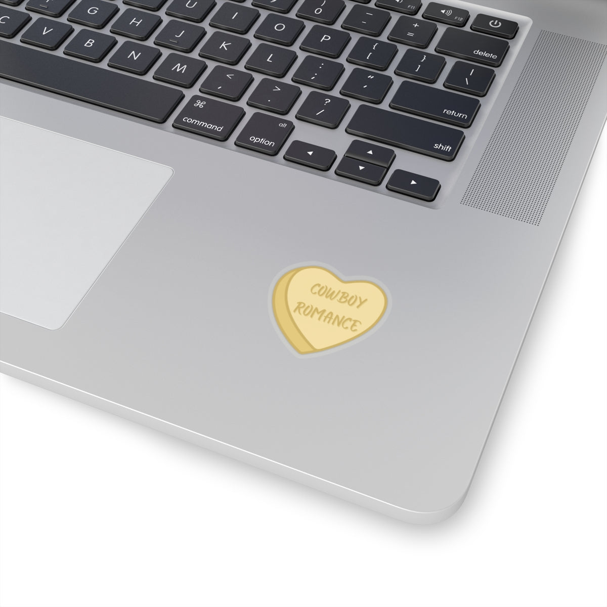 Cowboy Romance Heart Sticker