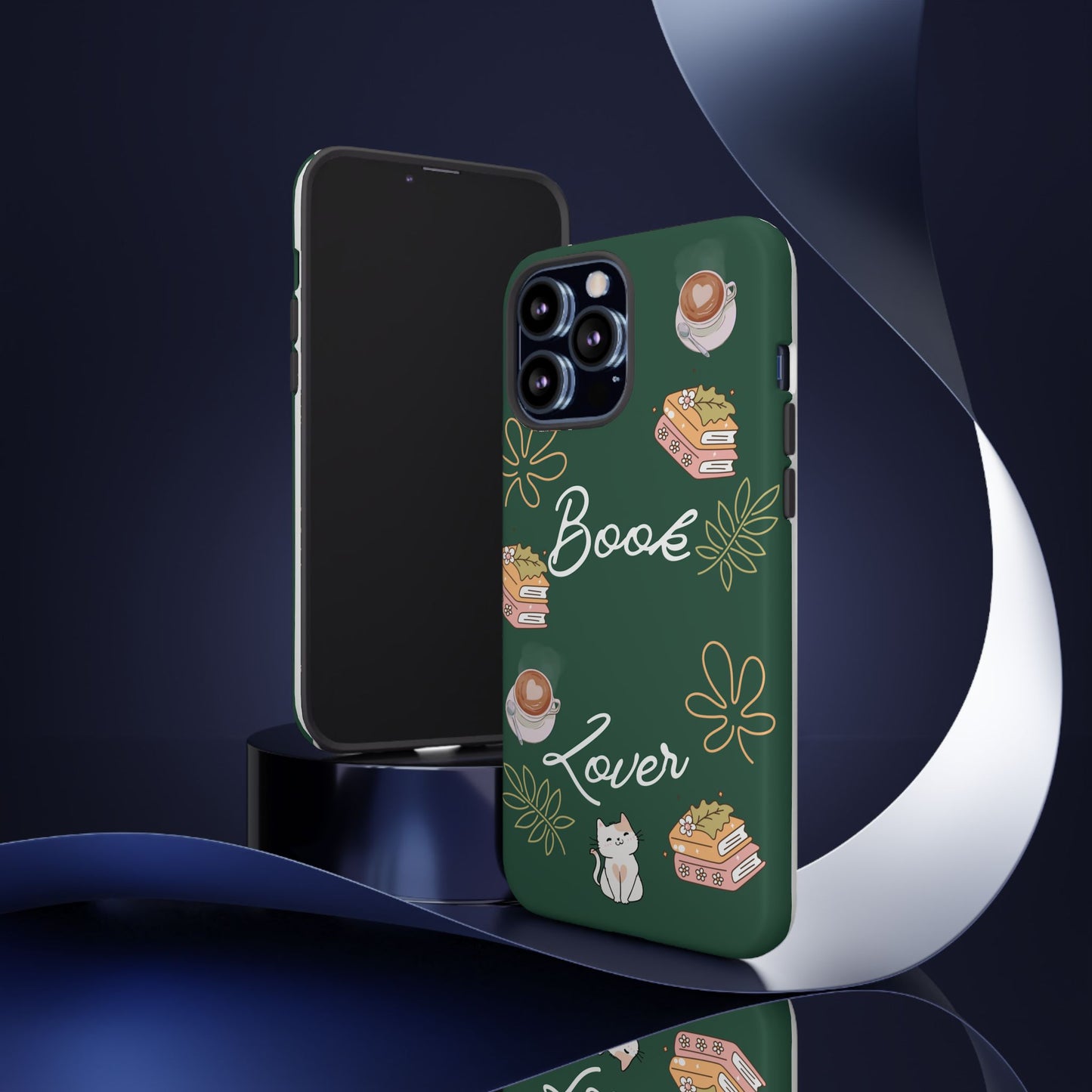 Book Lover Green Phone Case