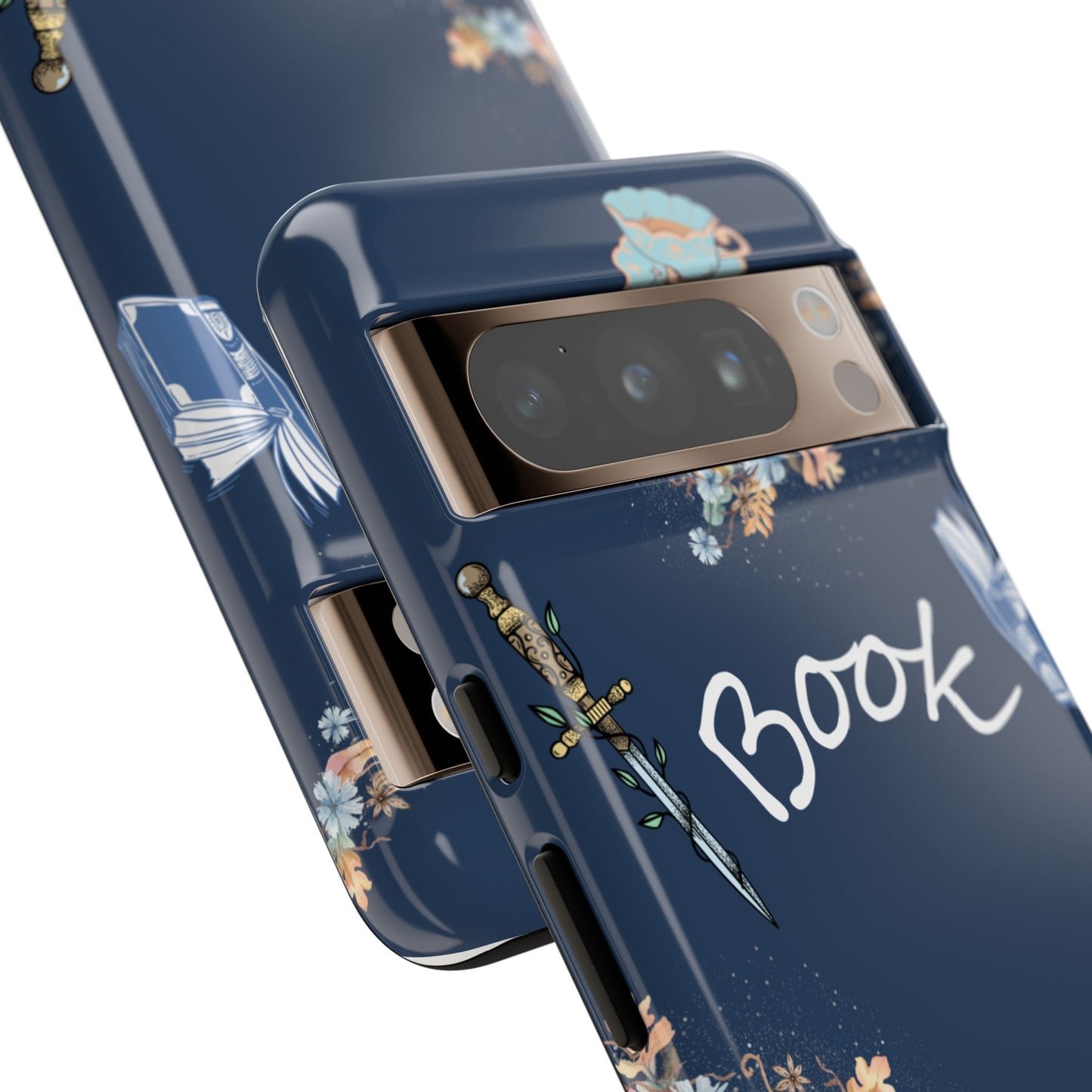 Book Lover Navy Phone Case
