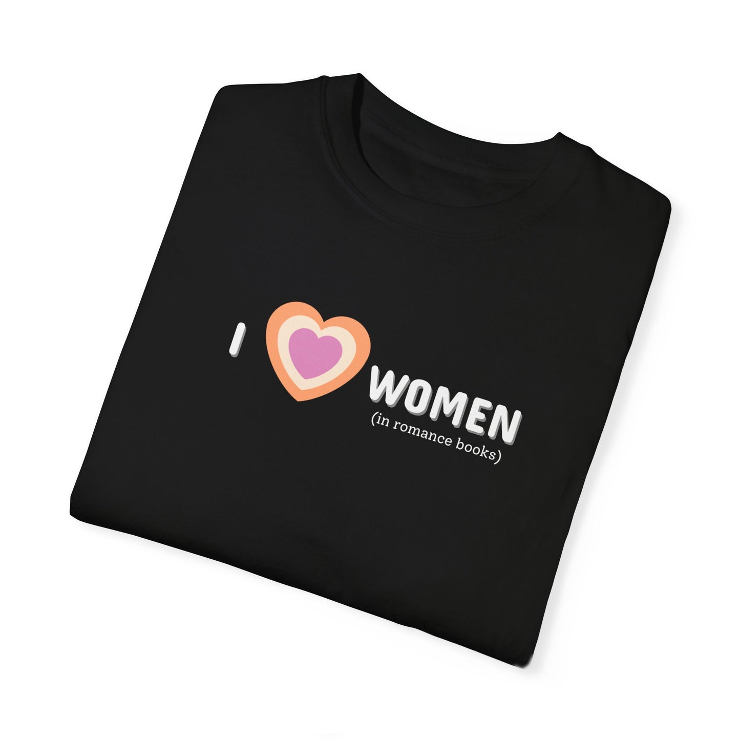 I Heart Women Lesbian Flag Tee