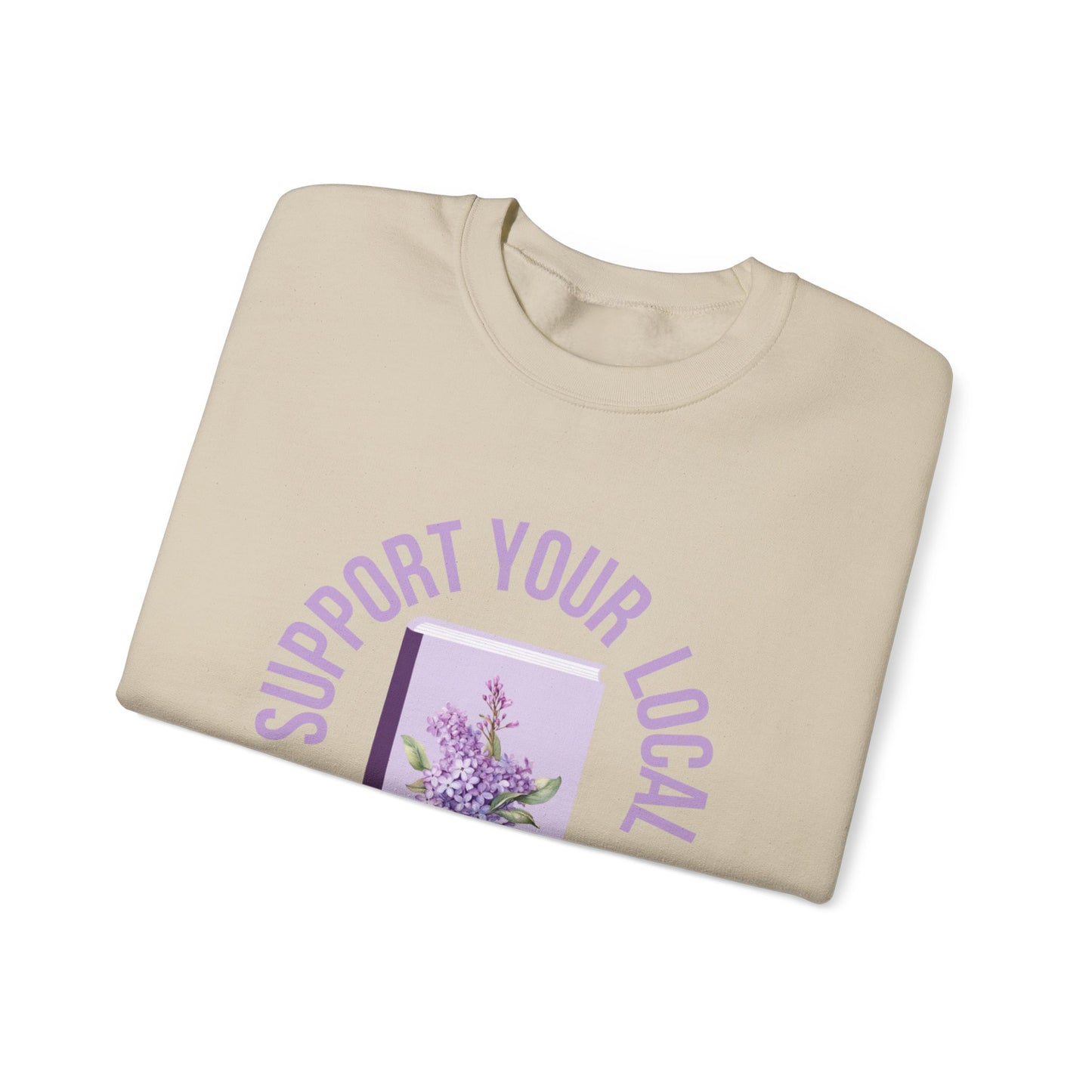 Support Your Local Reader NH Crewneck