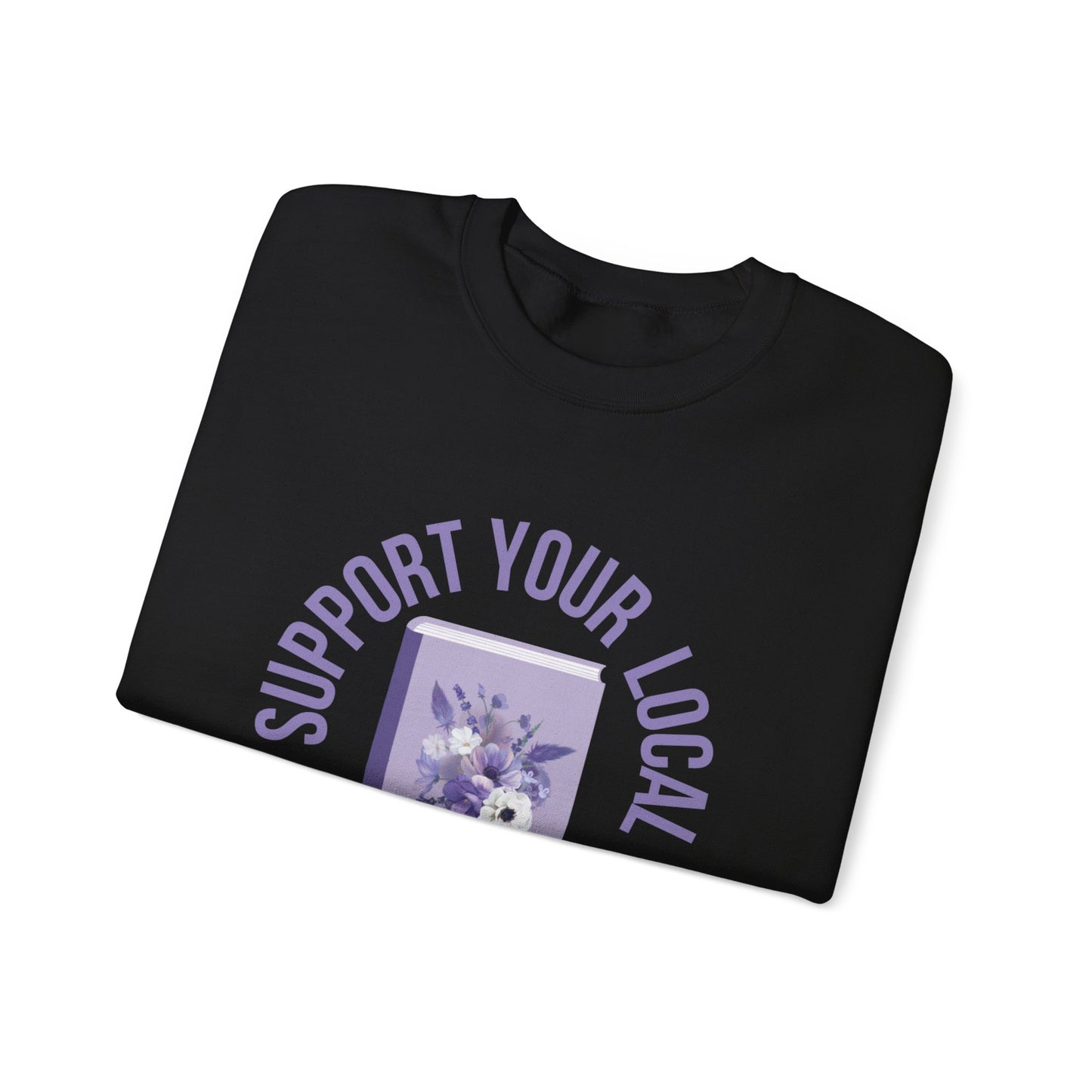 Support Your Local Reader RI Crewneck