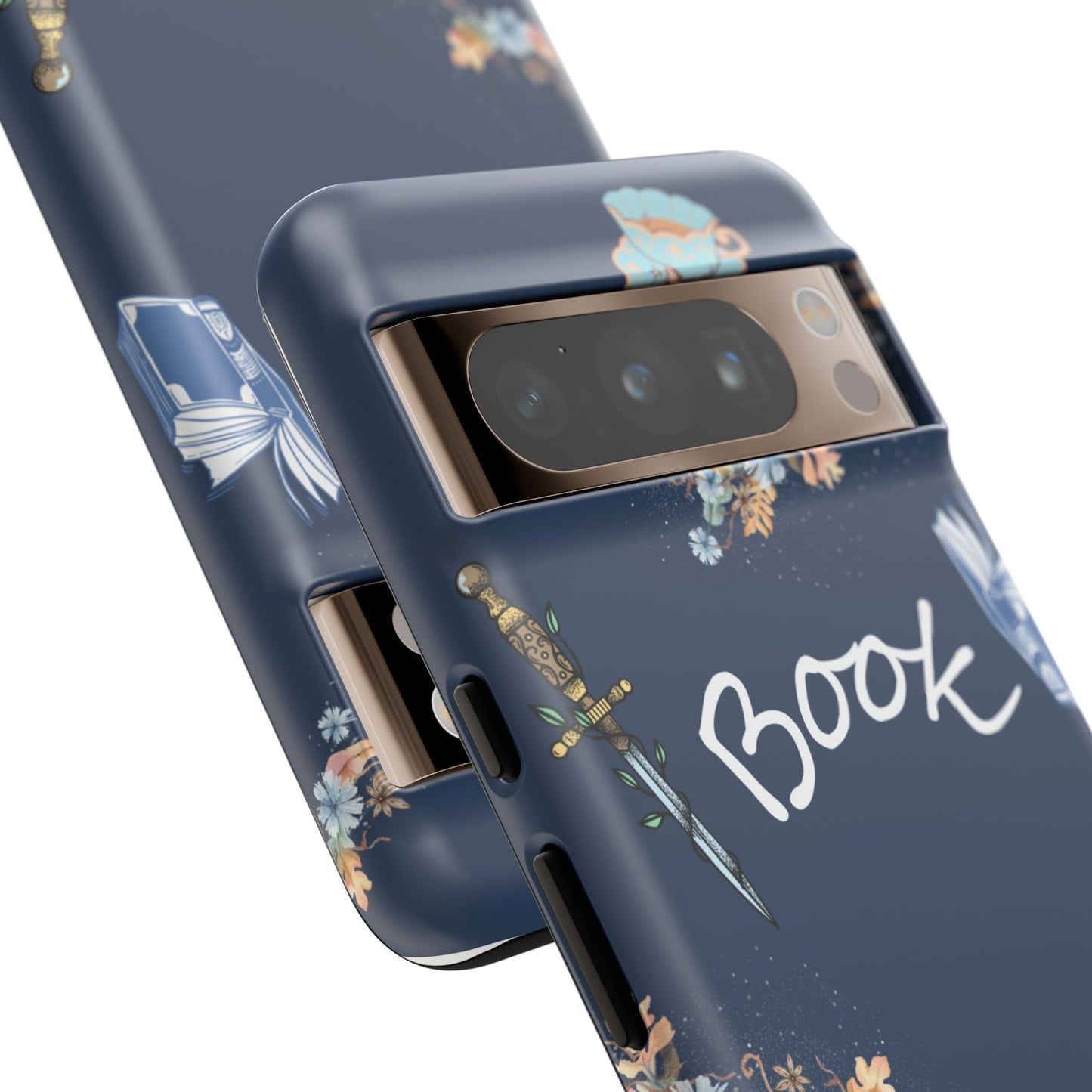 Book Lover Navy Phone Case