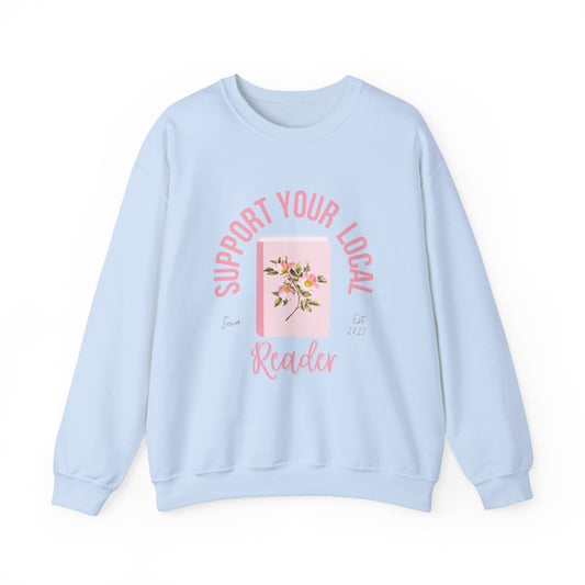Support Your Local Reader IA Crewneck