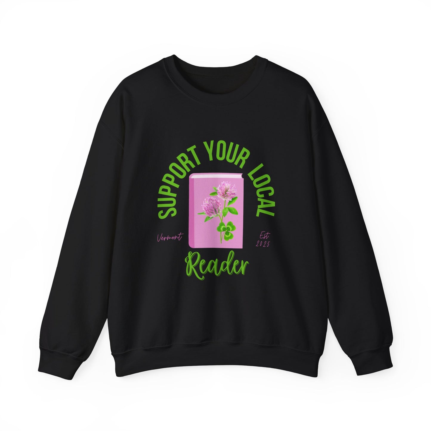 Support Your Local Reader VT Crewneck