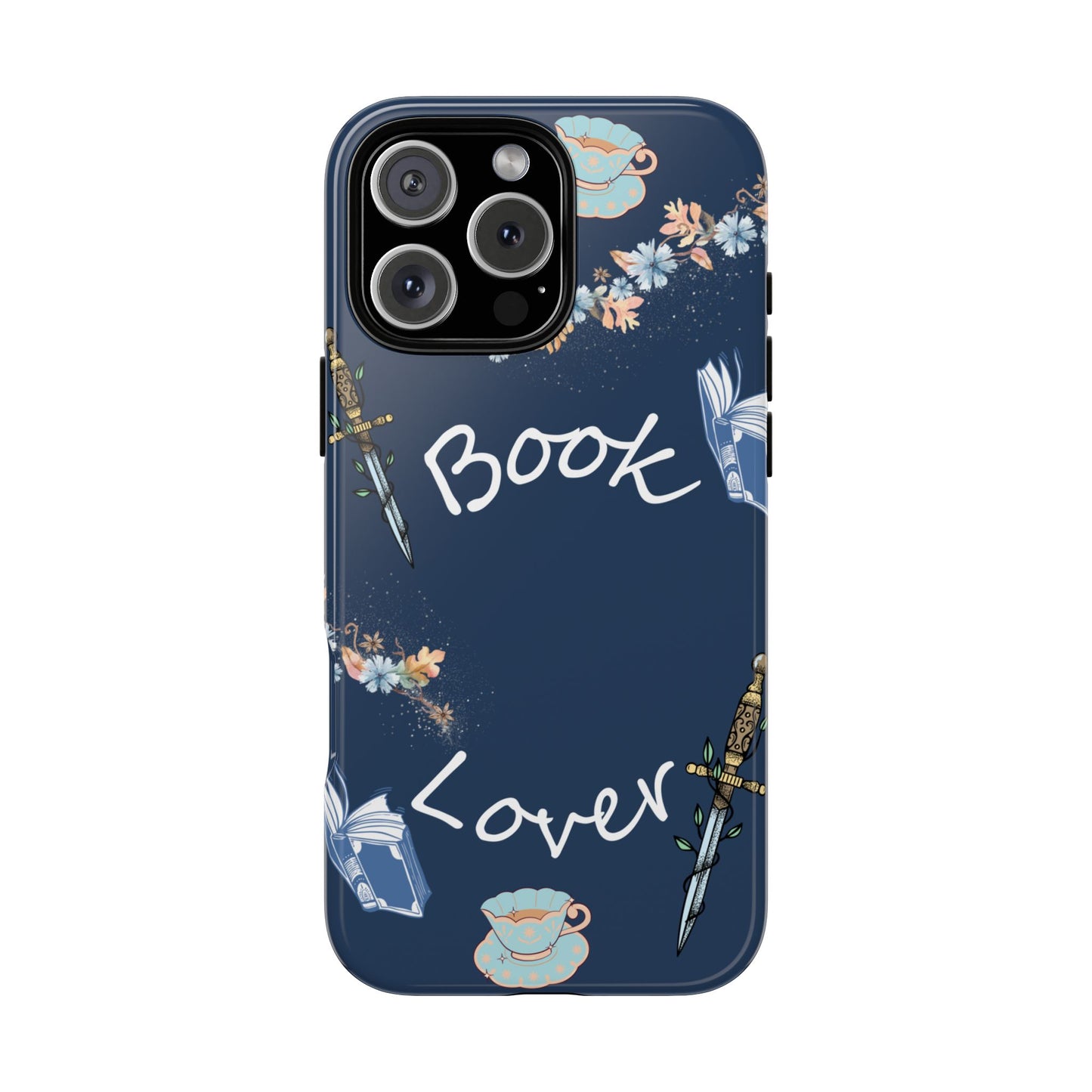 Book Lover Navy Phone Case