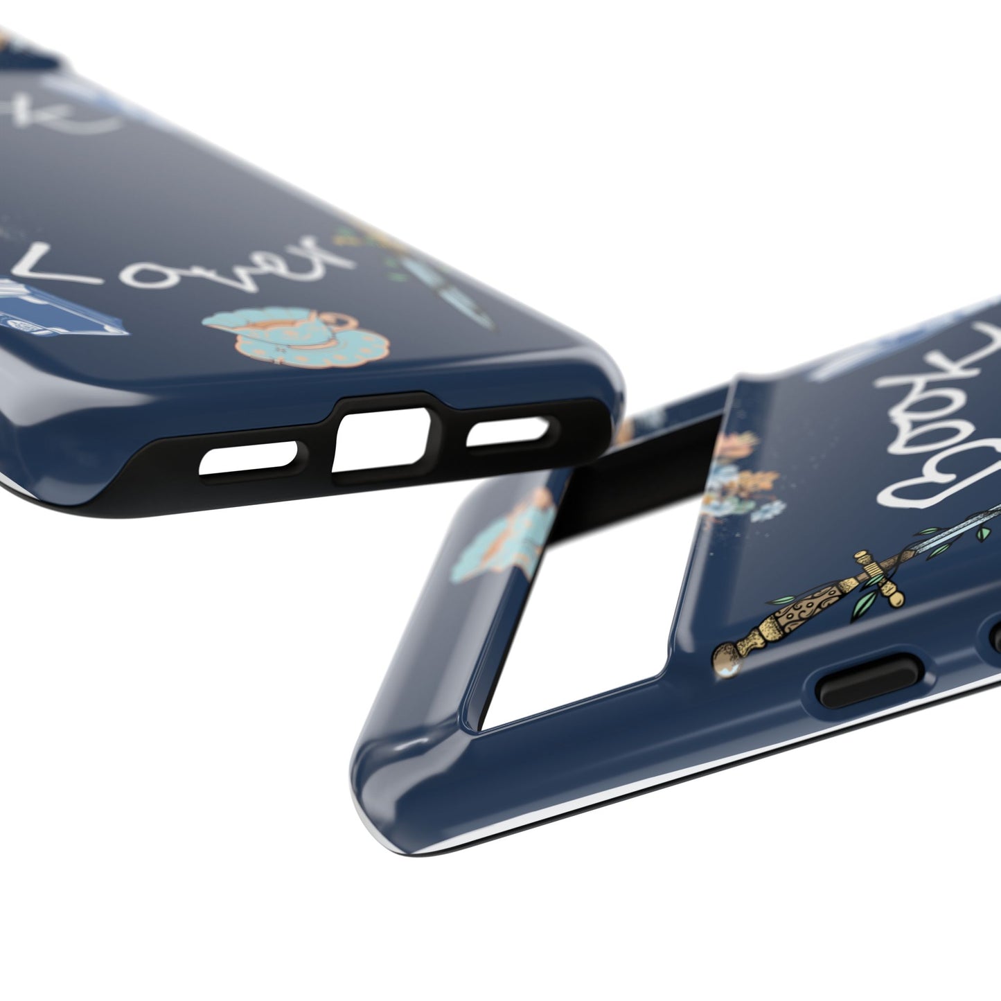Book Lover Navy Phone Case