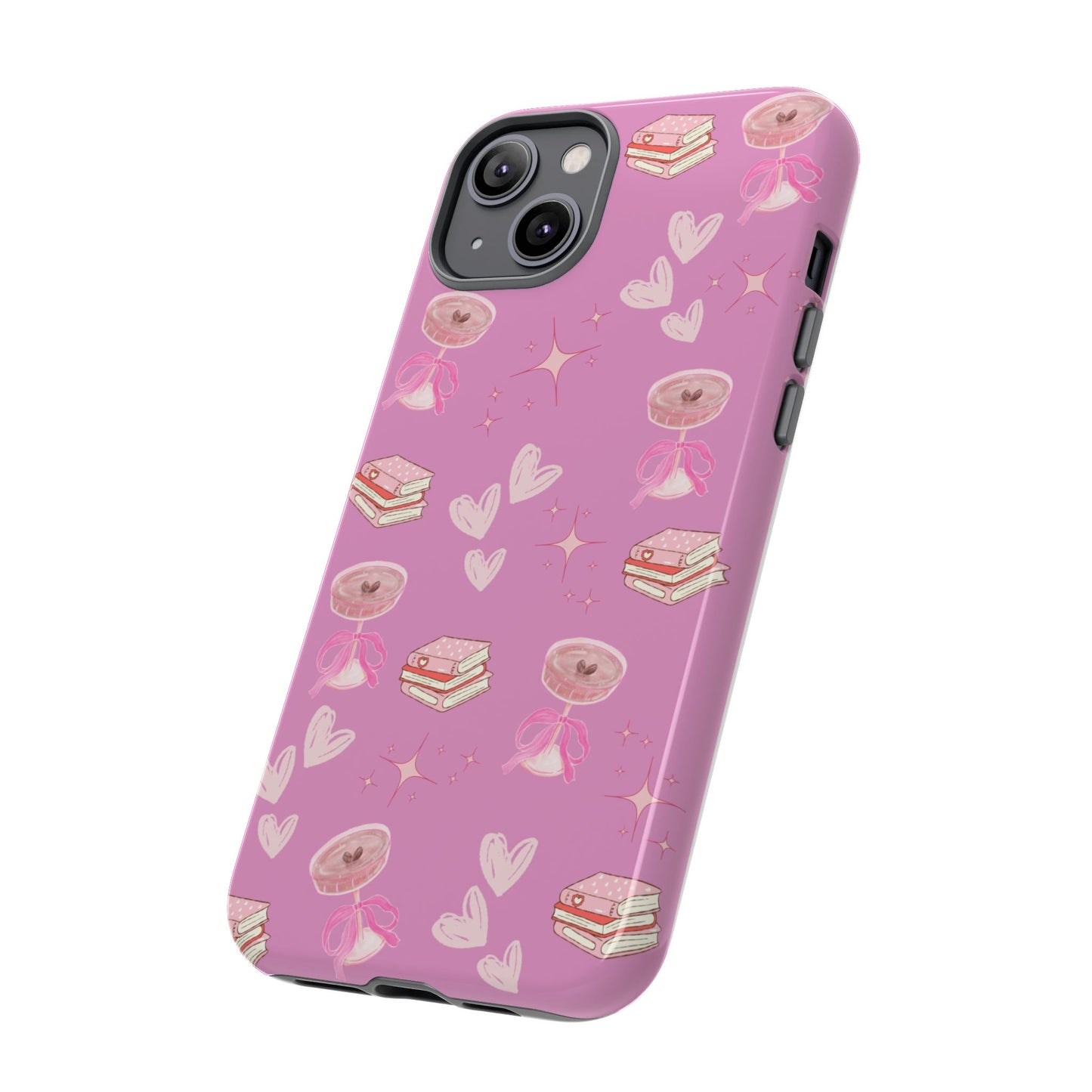 Pink Bookish Espresso Martini Phone Case