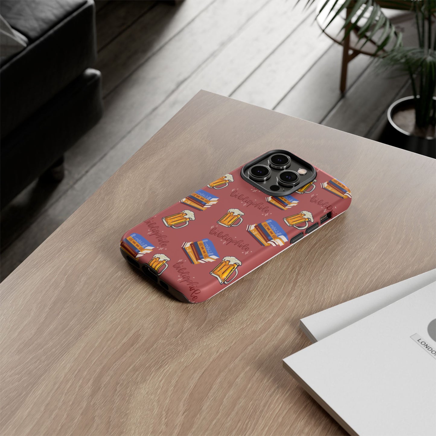 Bibliophile Beer Phone Case