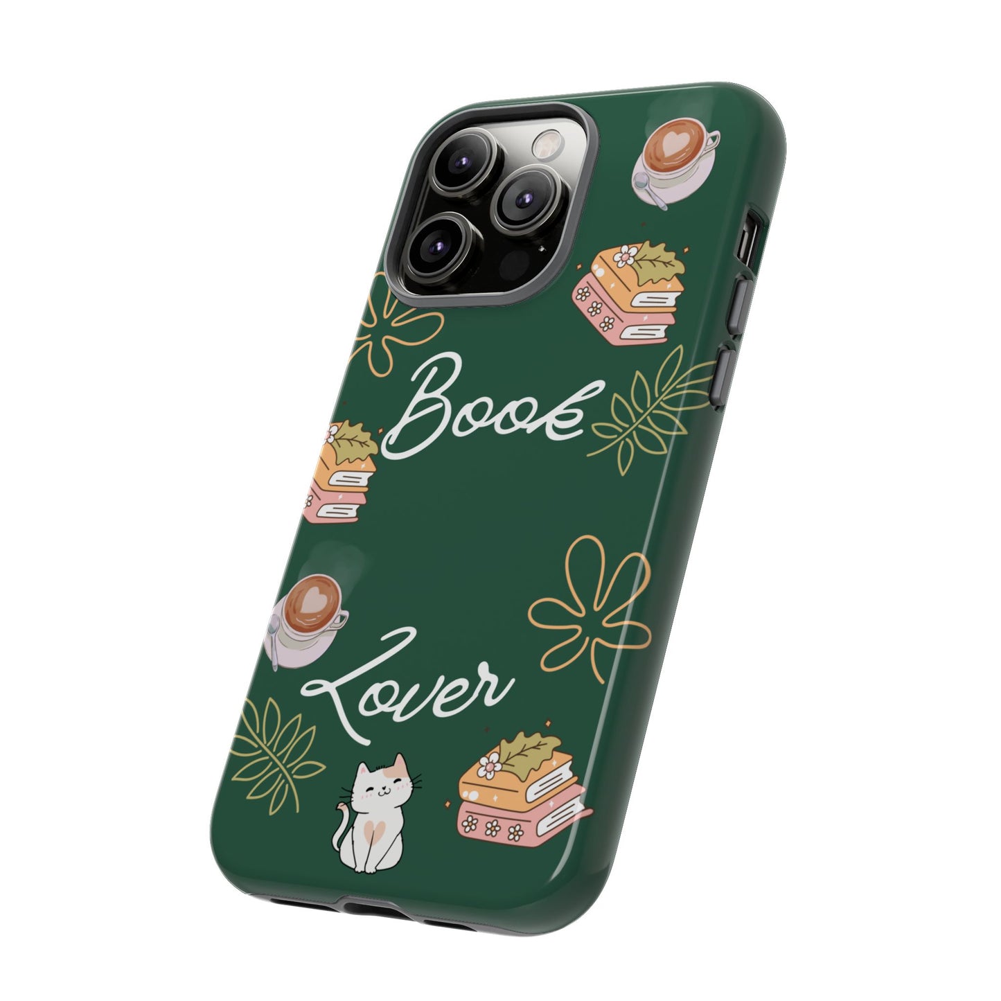 Book Lover Green Phone Case