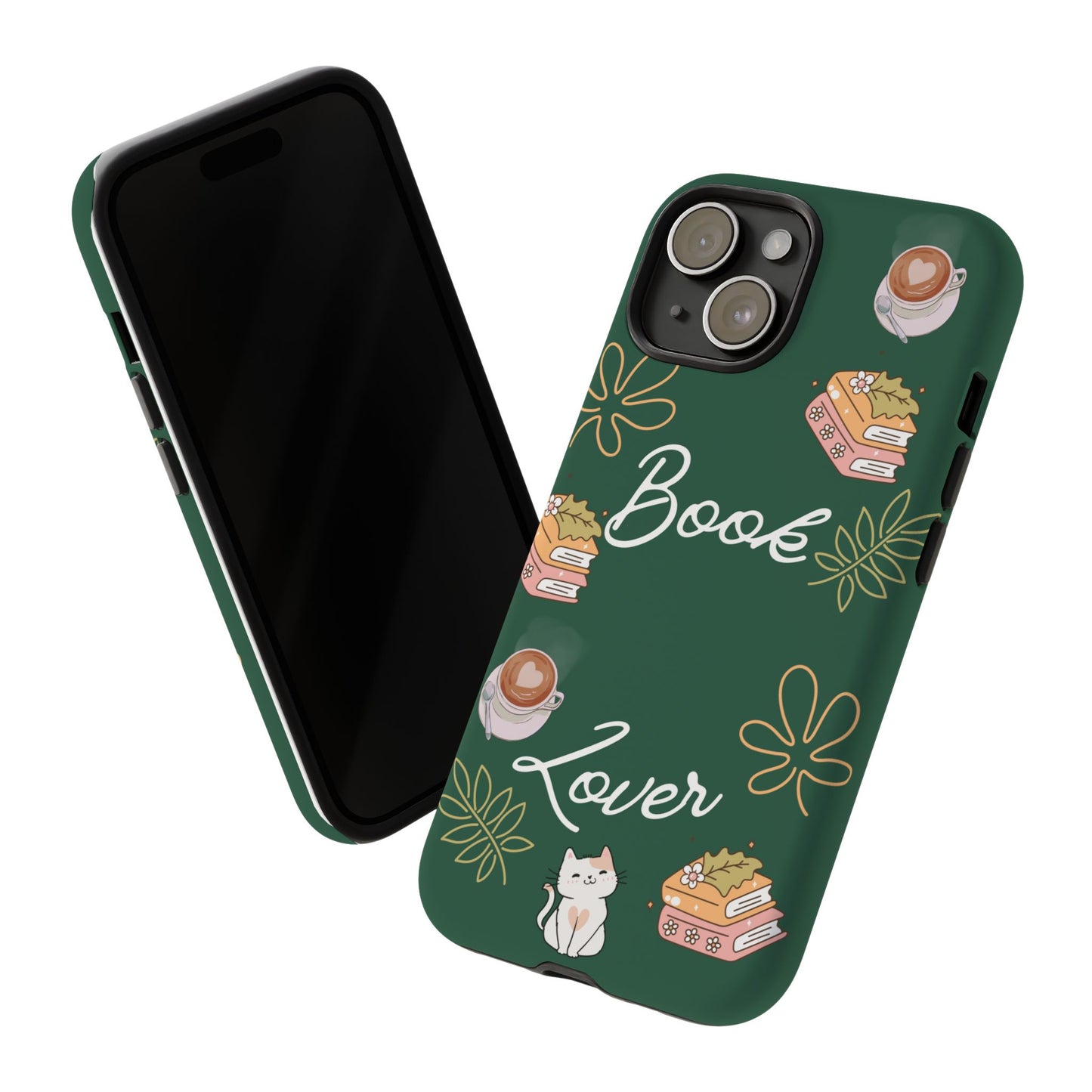 Book Lover Green Phone Case