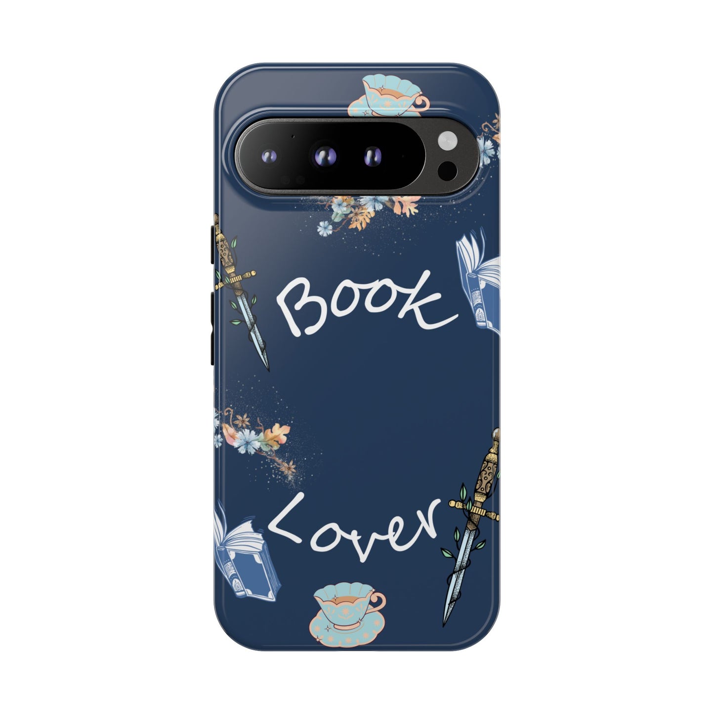 Book Lover Navy Phone Case