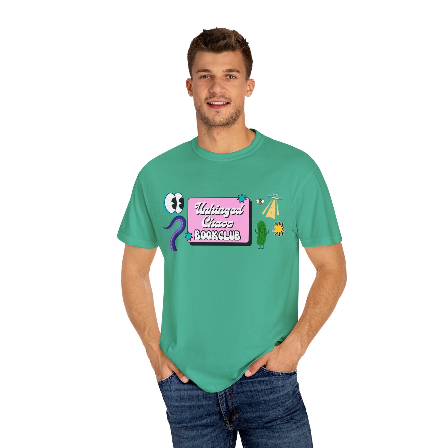 Unhinged Chaos Bookclub Tee