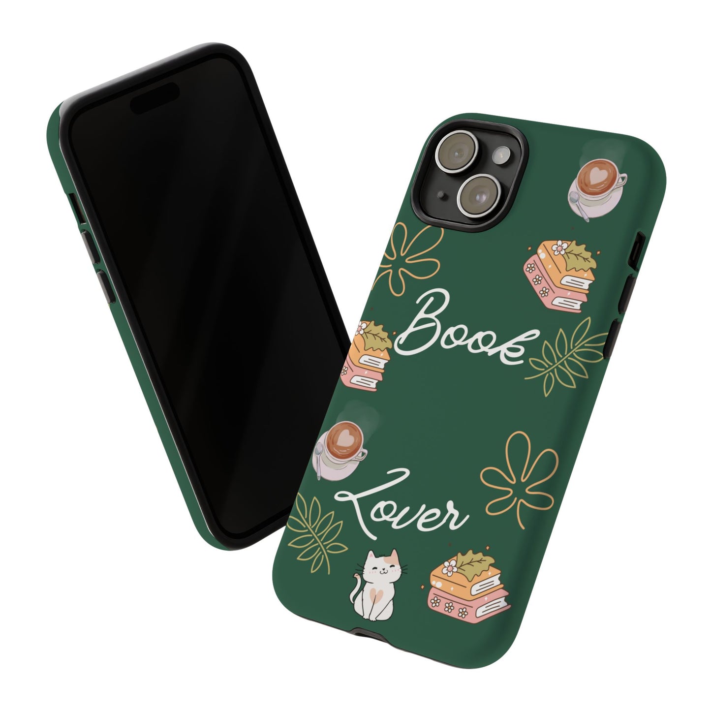 Book Lover Green Phone Case