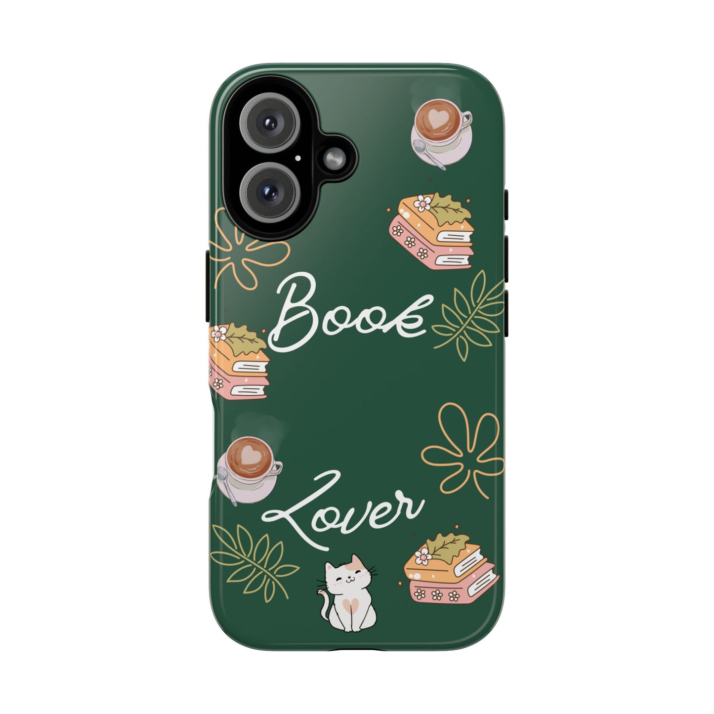 Book Lover Green Phone Case