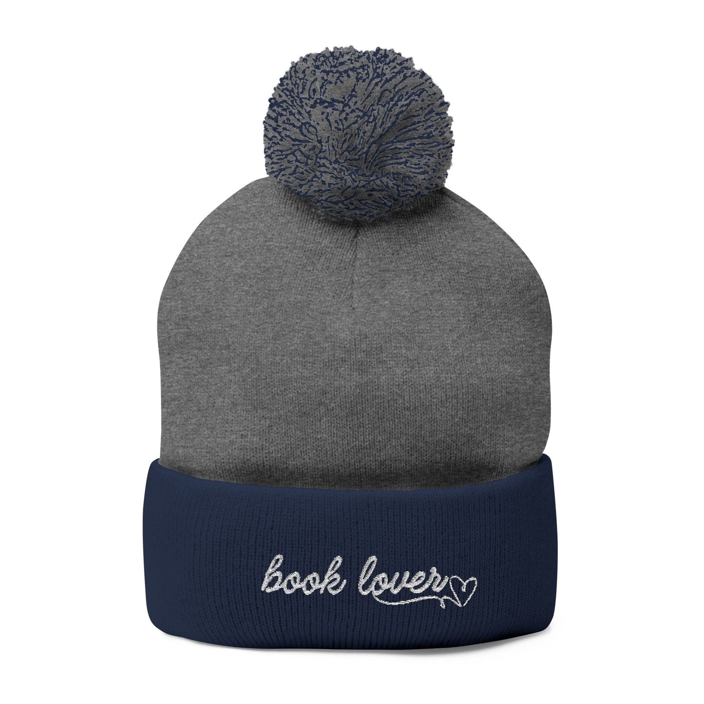 Book Lover Pom Pom Beanie