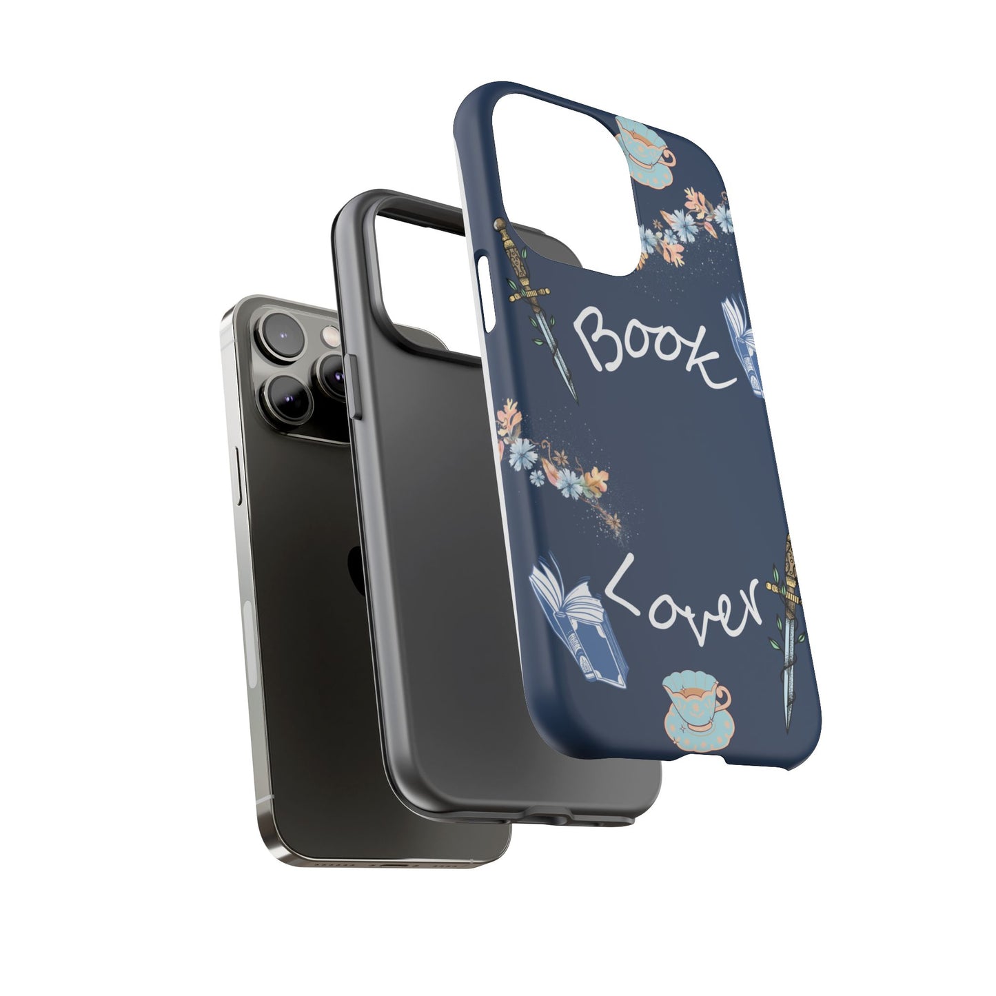 Book Lover Navy Phone Case
