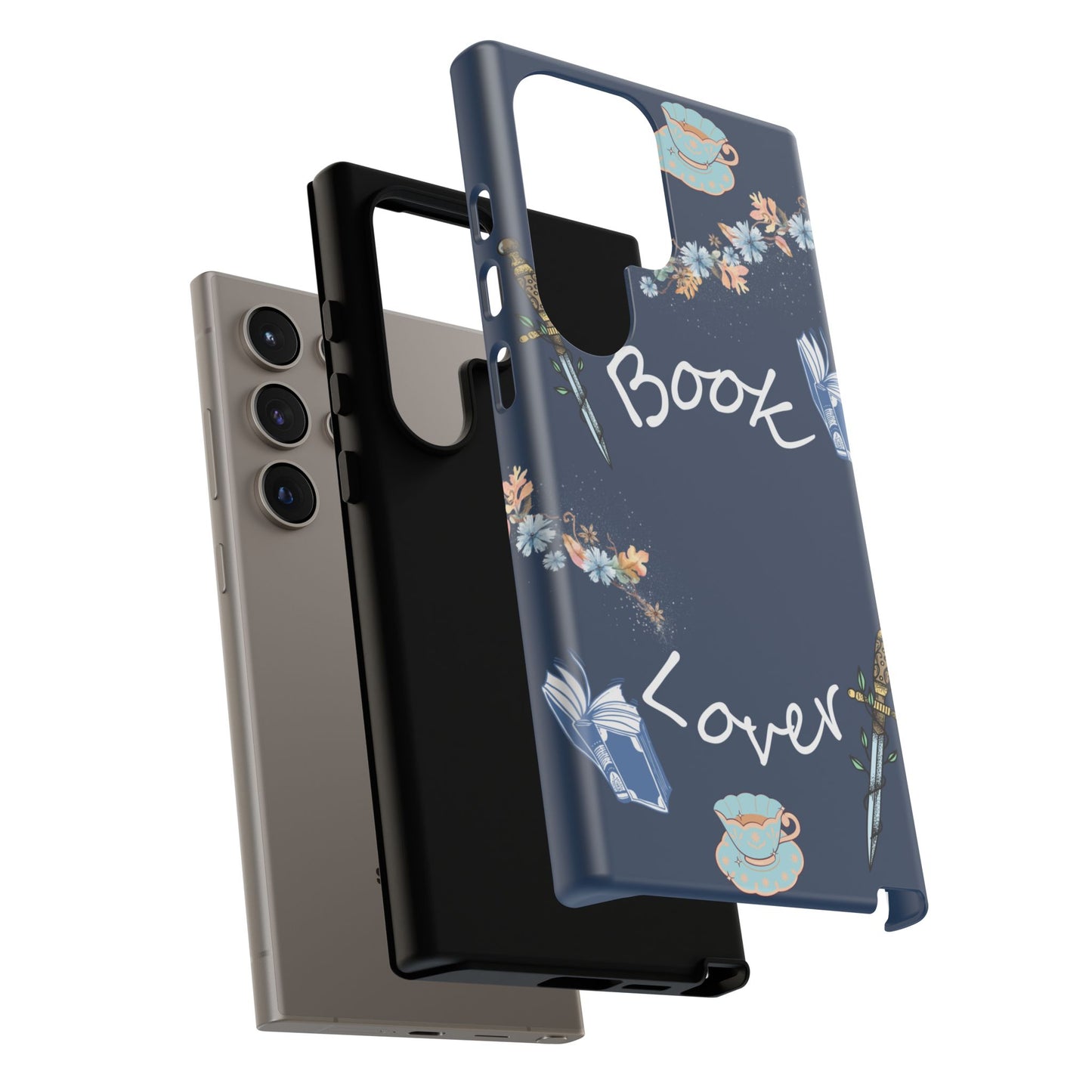 Book Lover Navy Phone Case