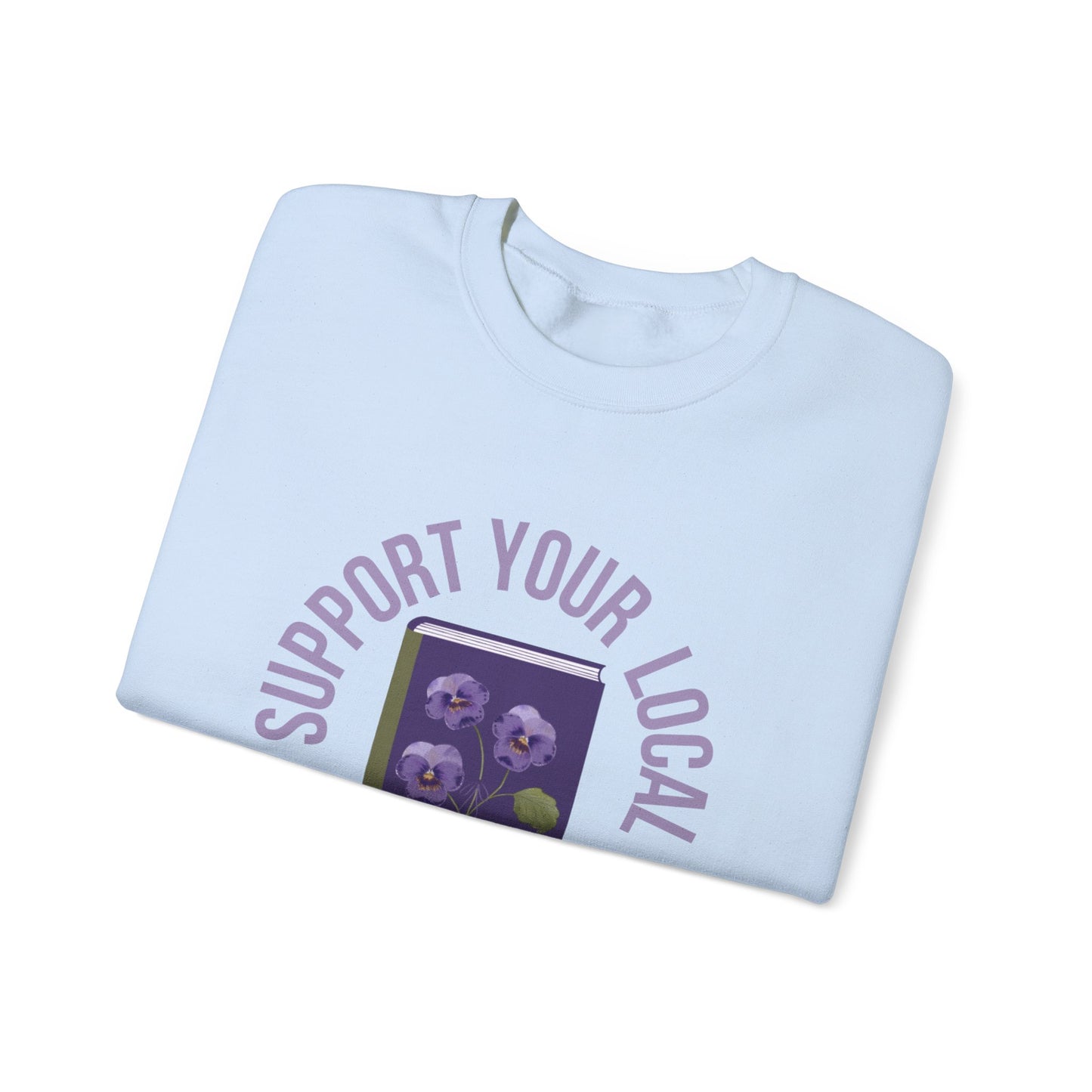 Support Your Local Reader NJ Crewneck