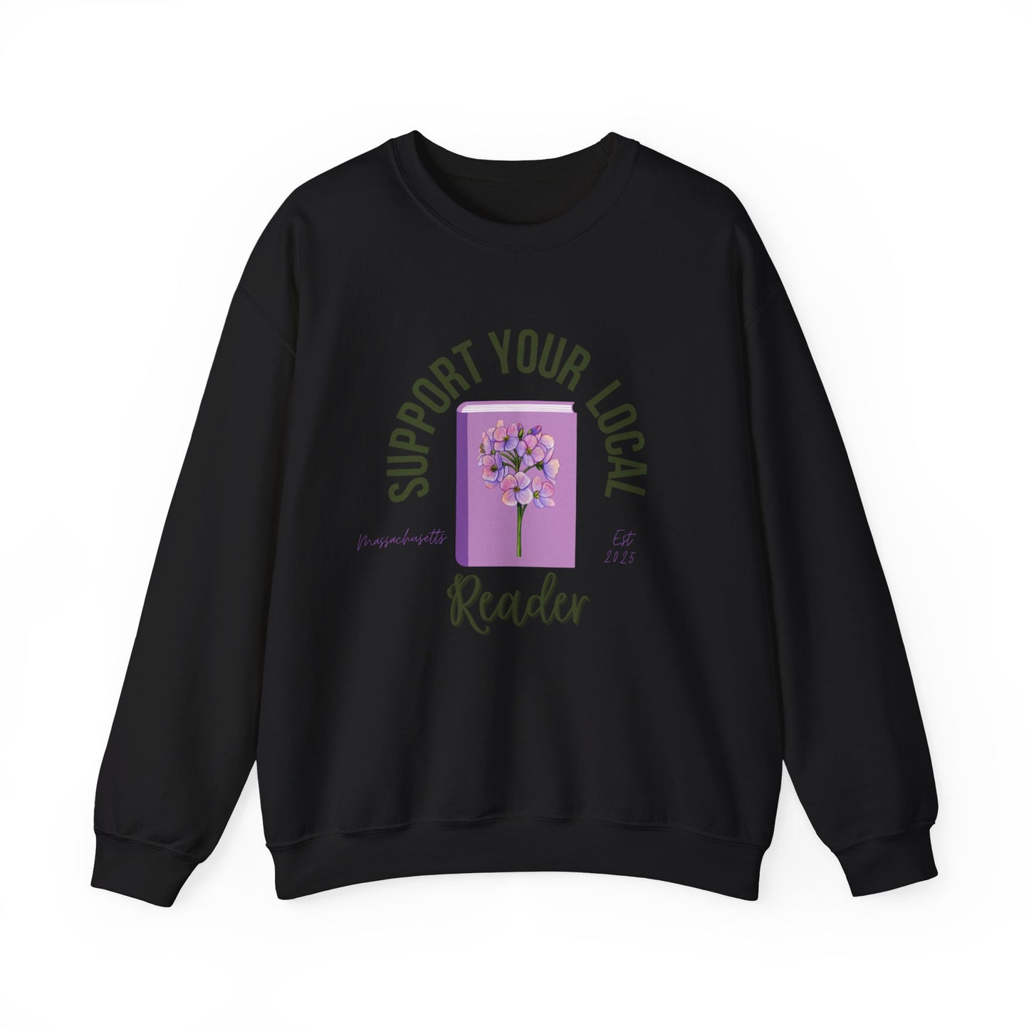 Support Your Local Reader MA Crewneck