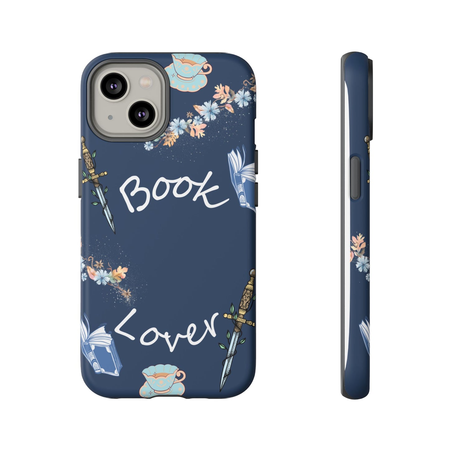 Book Lover Navy Phone Case