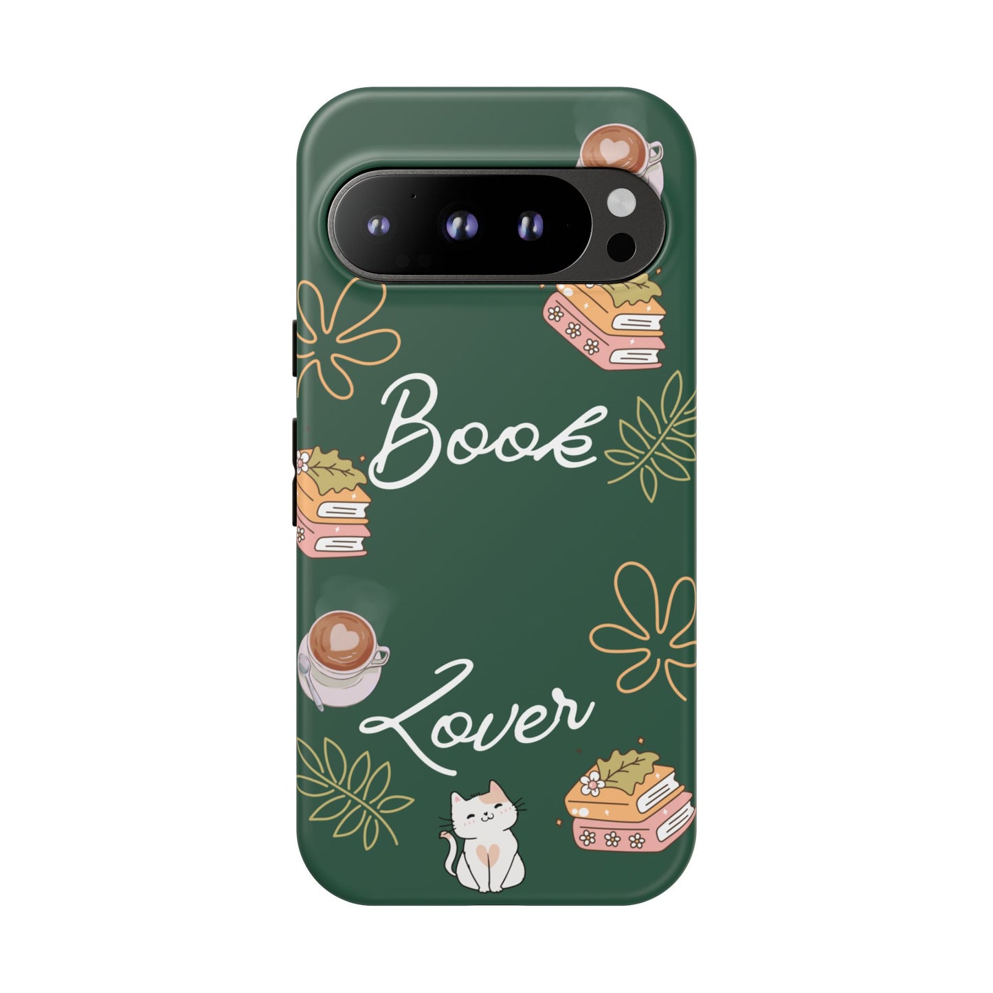 Book Lover Green Phone Case