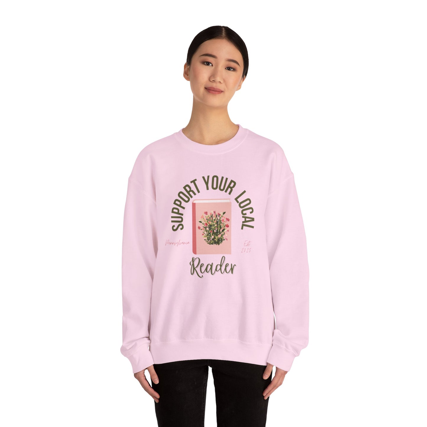 Support Your Local Reader PA Crewneck