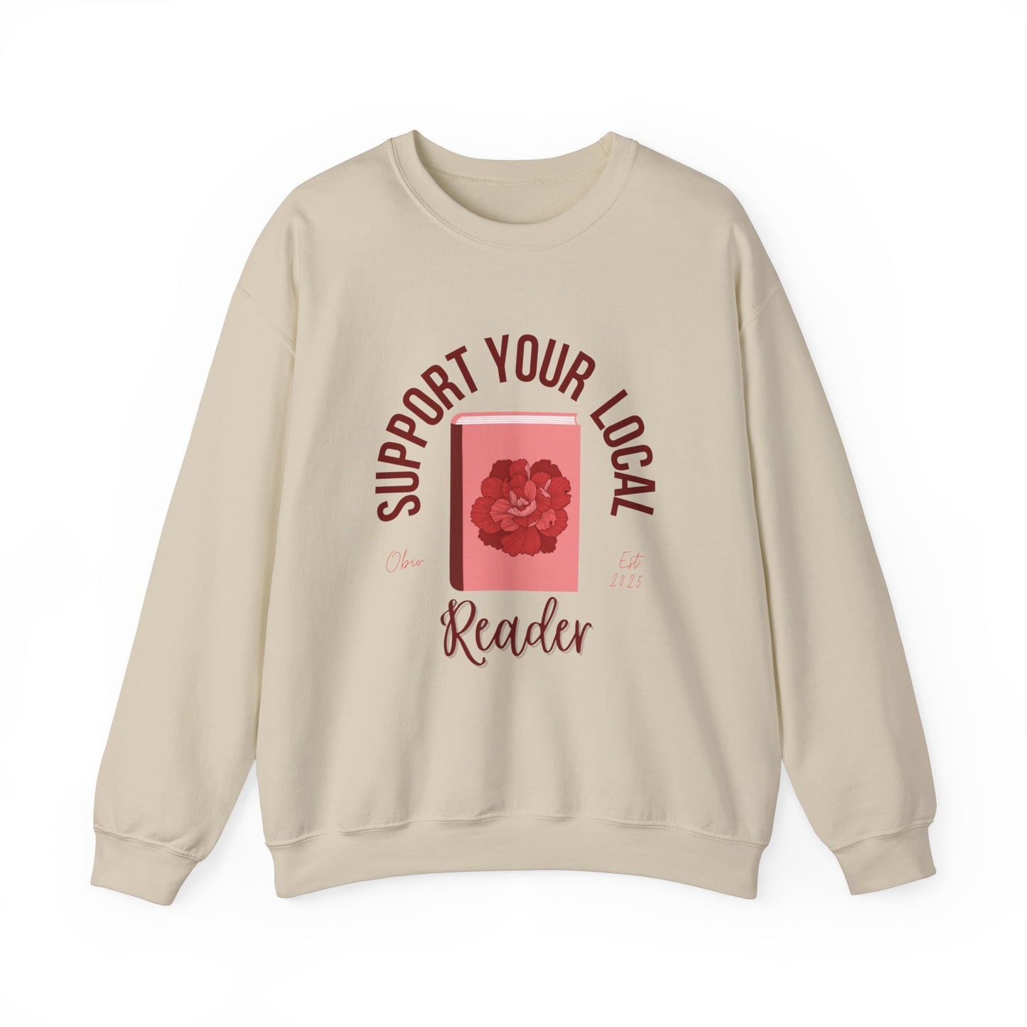 Support Your Local Reader OH Crewneck
