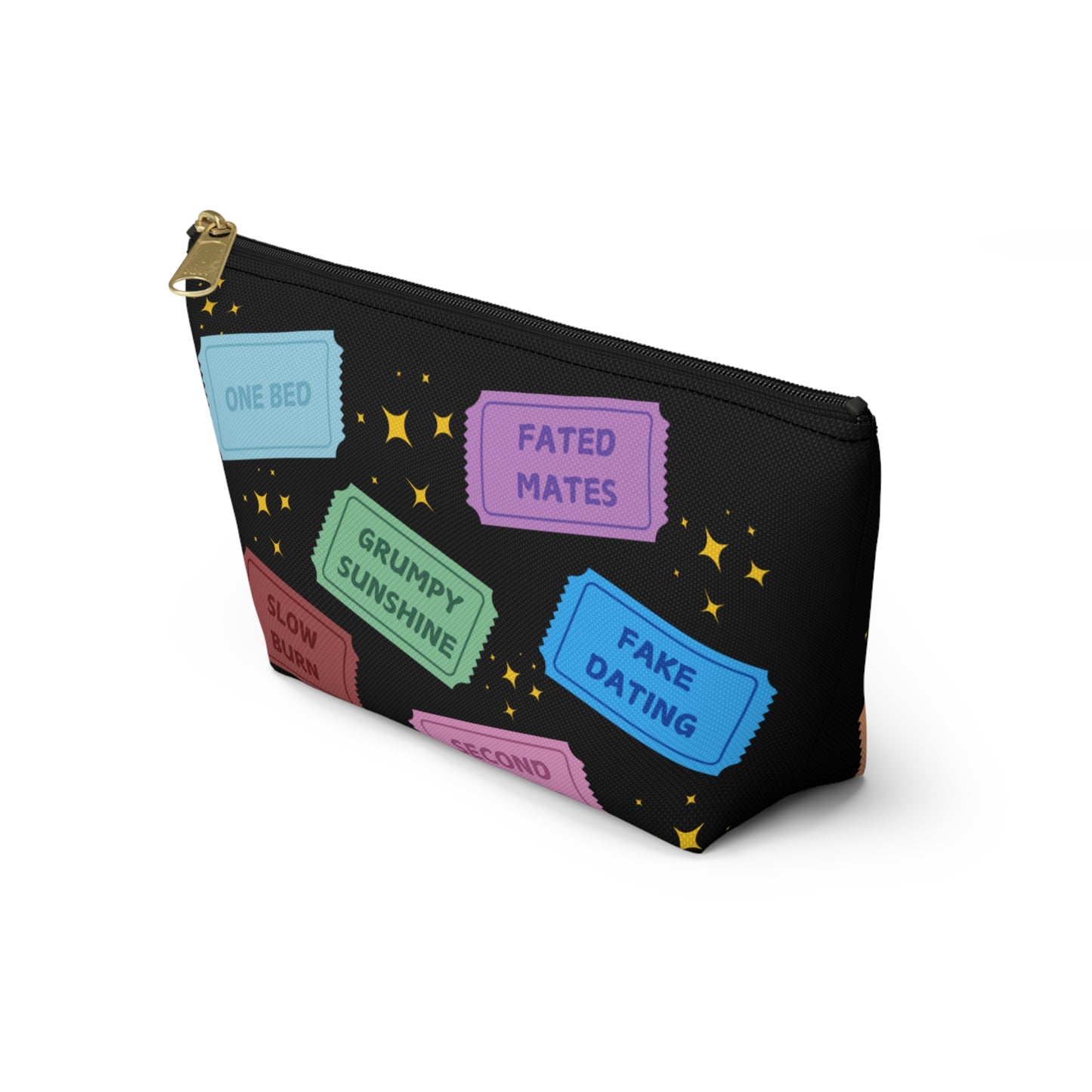 Tropes Ticket Black Pouch